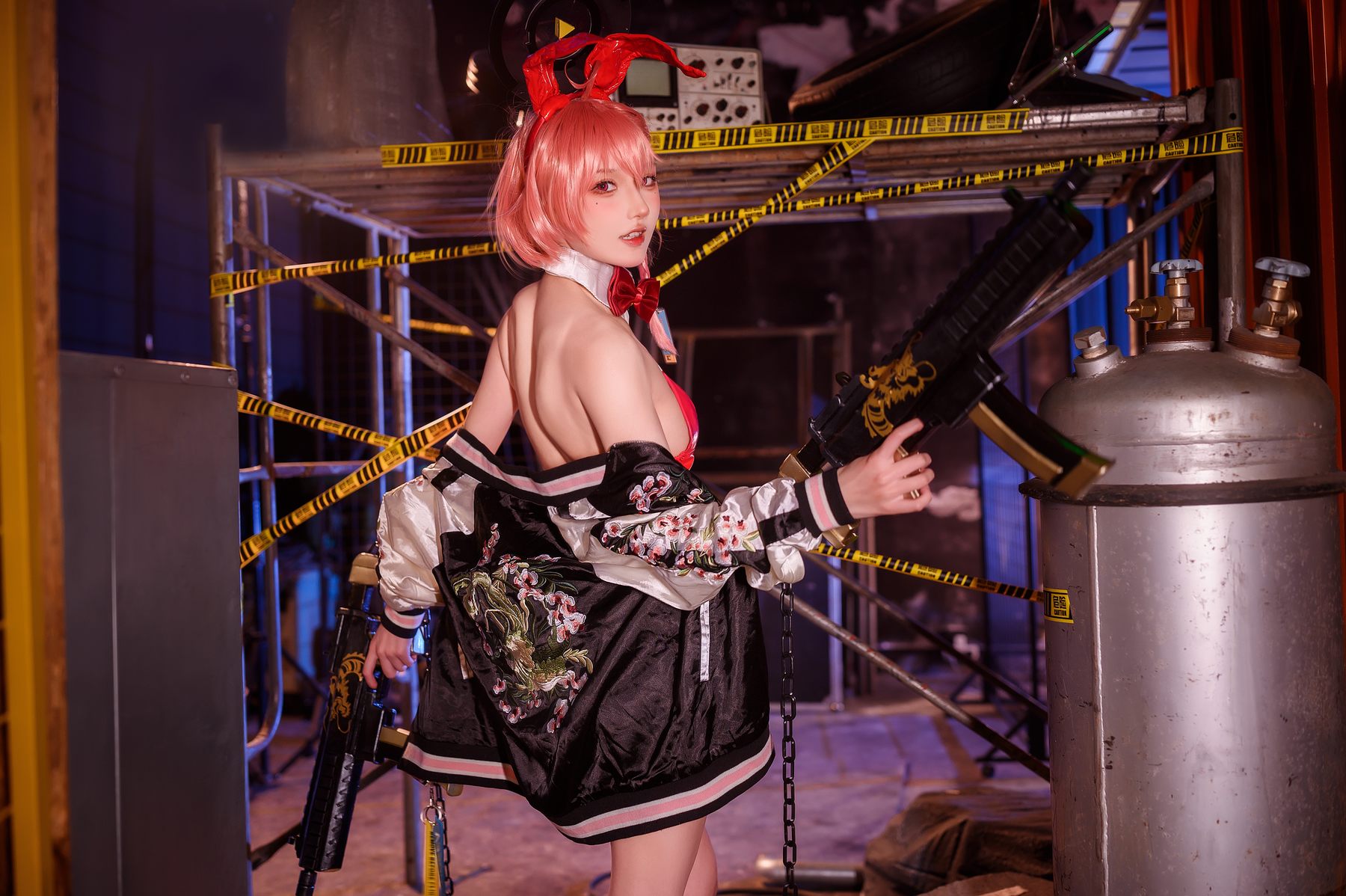 阿包也是兔娘 – 兔女郎 美甘尼禄 Cosplay 性感写真插图