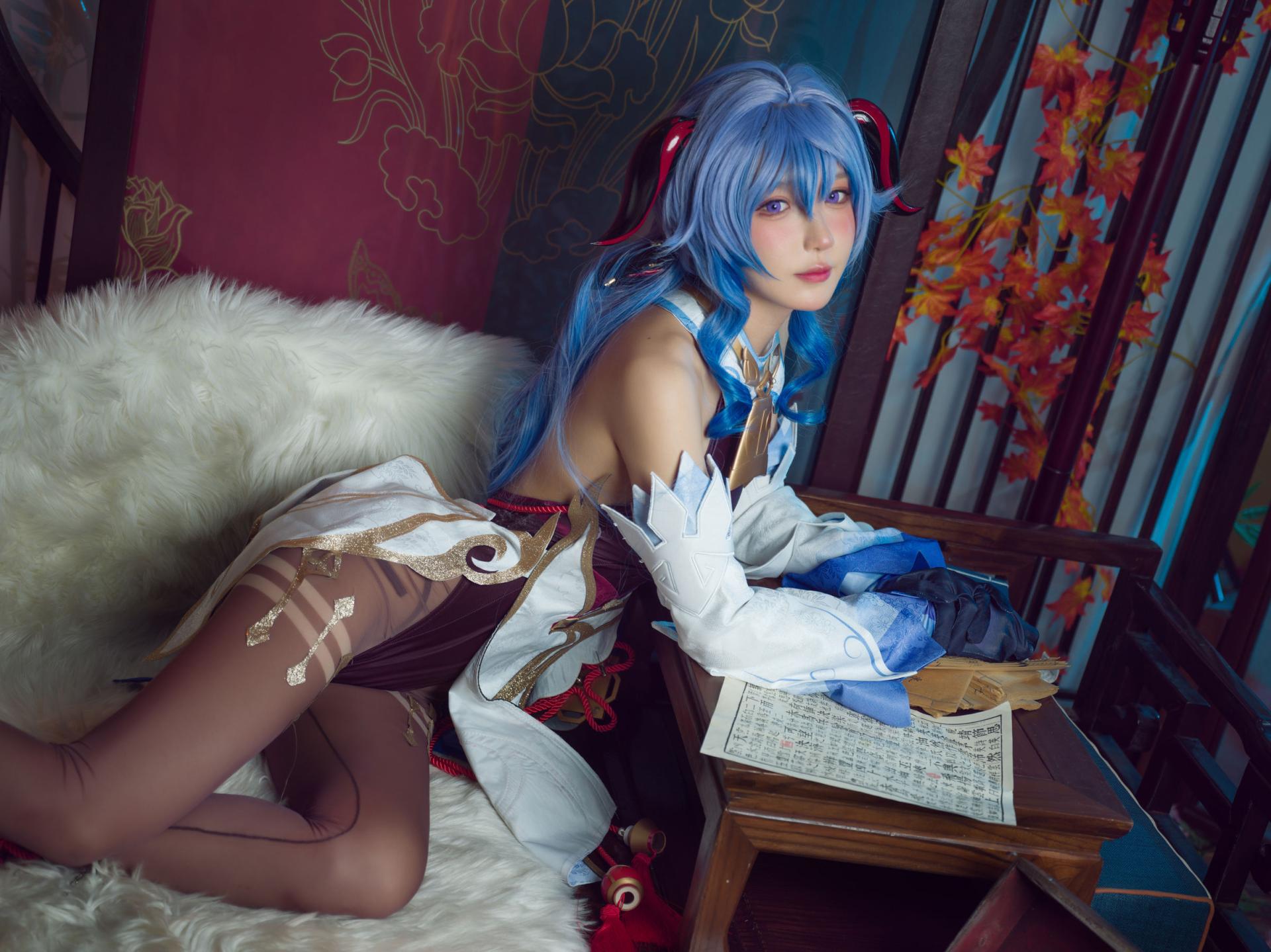 阿包也是兔娘 – 舰长 原神甘雨 Cosplay 魅惑写真插图 阿包也是兔娘 – 舰长 原神甘雨 Cosplay 魅惑写真插图