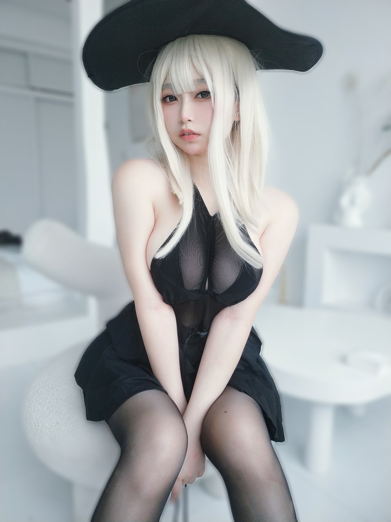 女主K – 女巫暗黑魔法 哥特风Cosplay写真插图