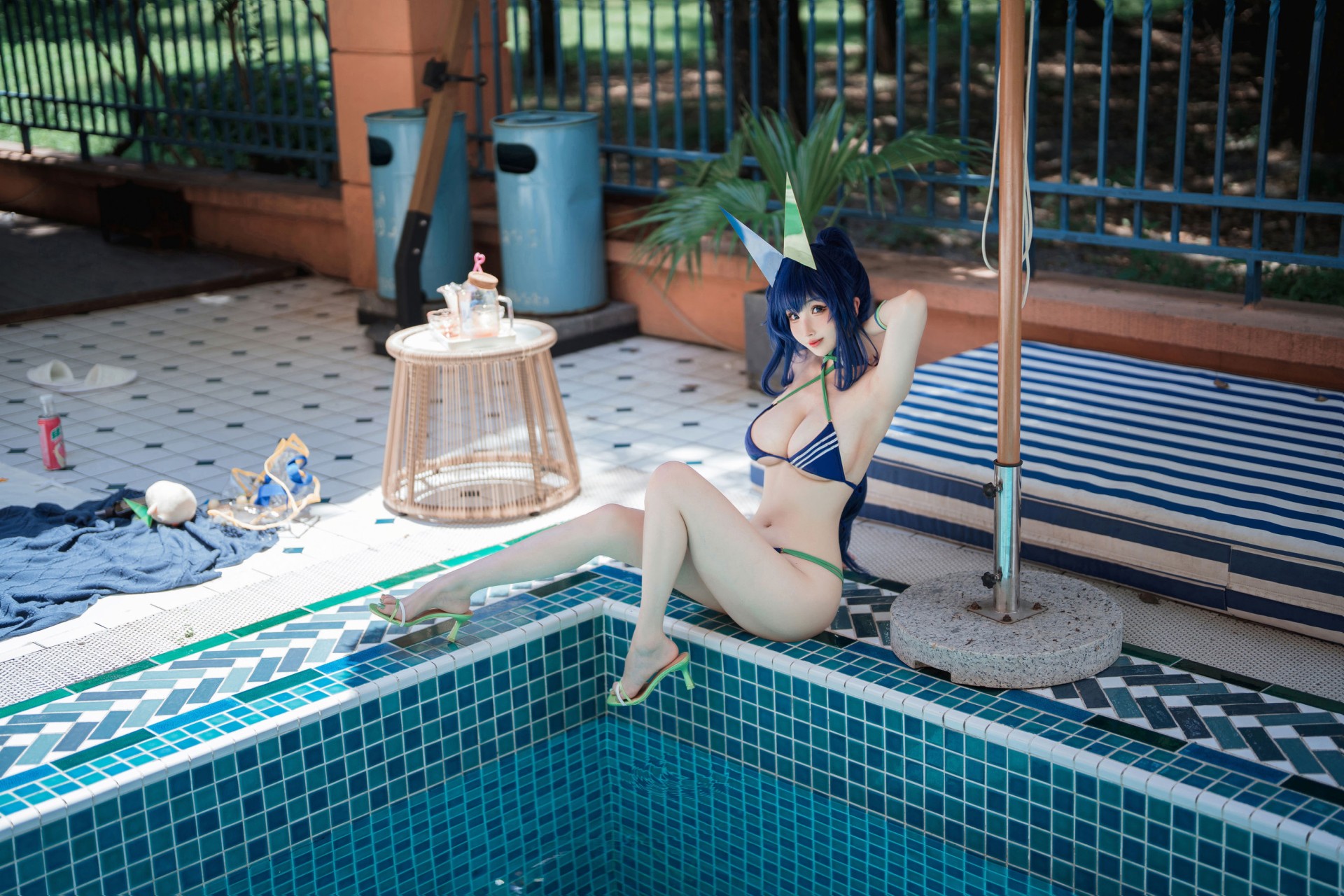 rioko凉凉子 碧蓝航线花园 cosplay 高清写真 角色扮演 二次元美图插图