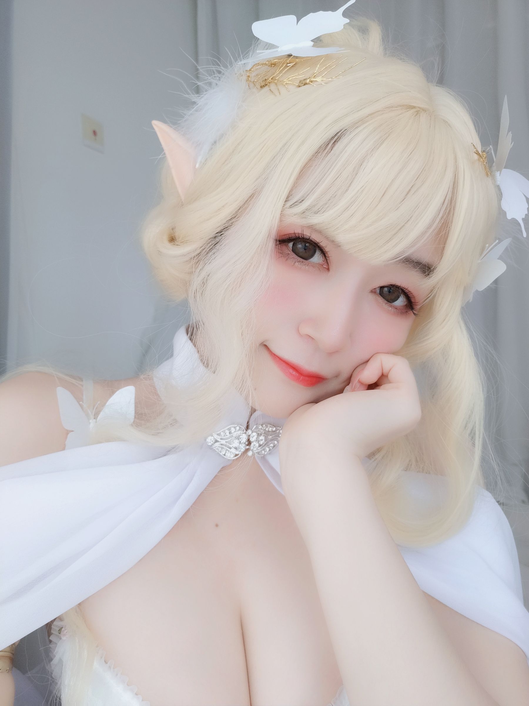 Coser小姐姐白银 – 小白羊Cosplay 白羊座少女 动漫角色扮演插图