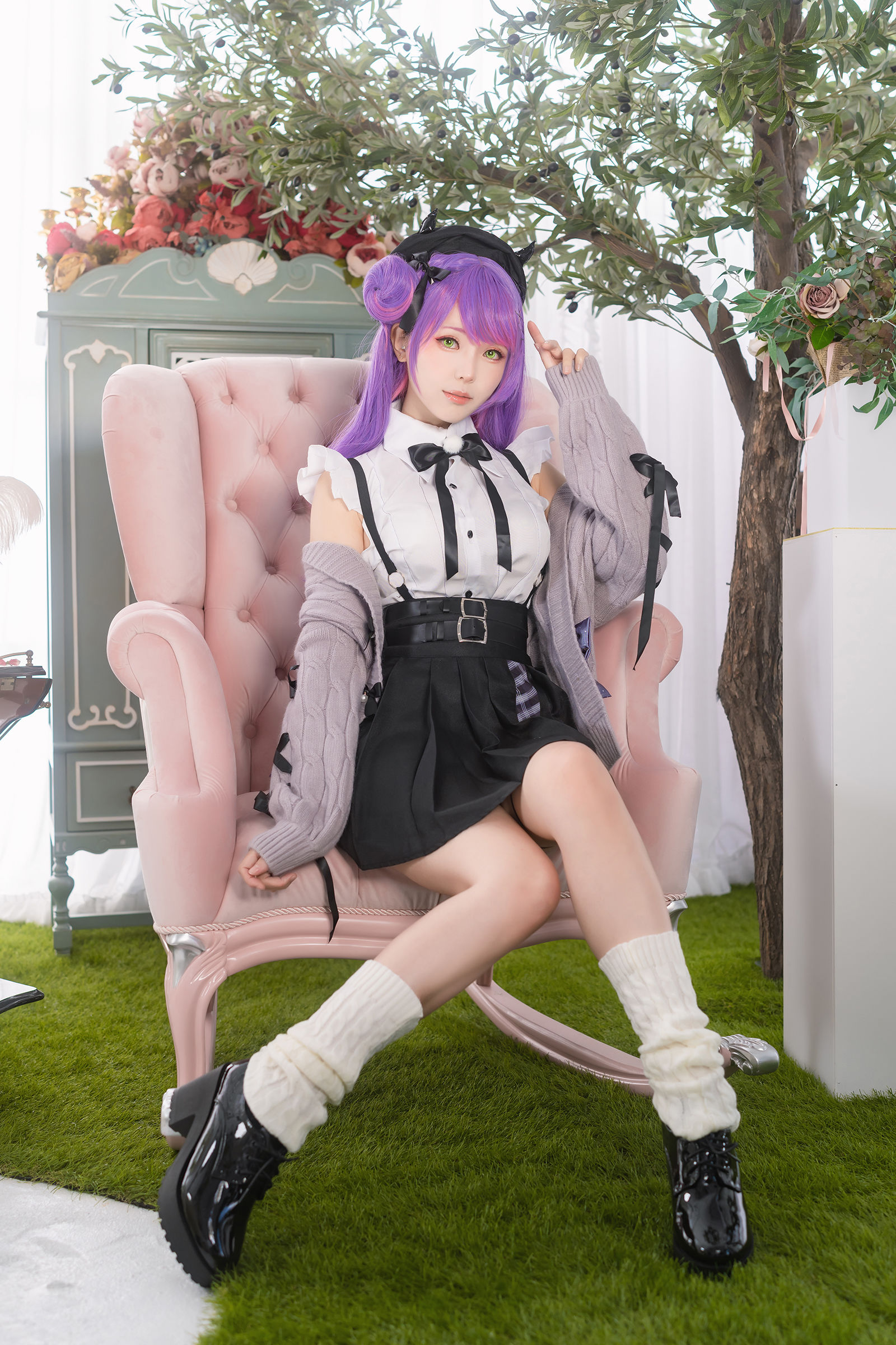 Ely_eee(ElyEE子) Towa Tokoyami cosplay 常夜神鸟 高清写真 虚拟主播