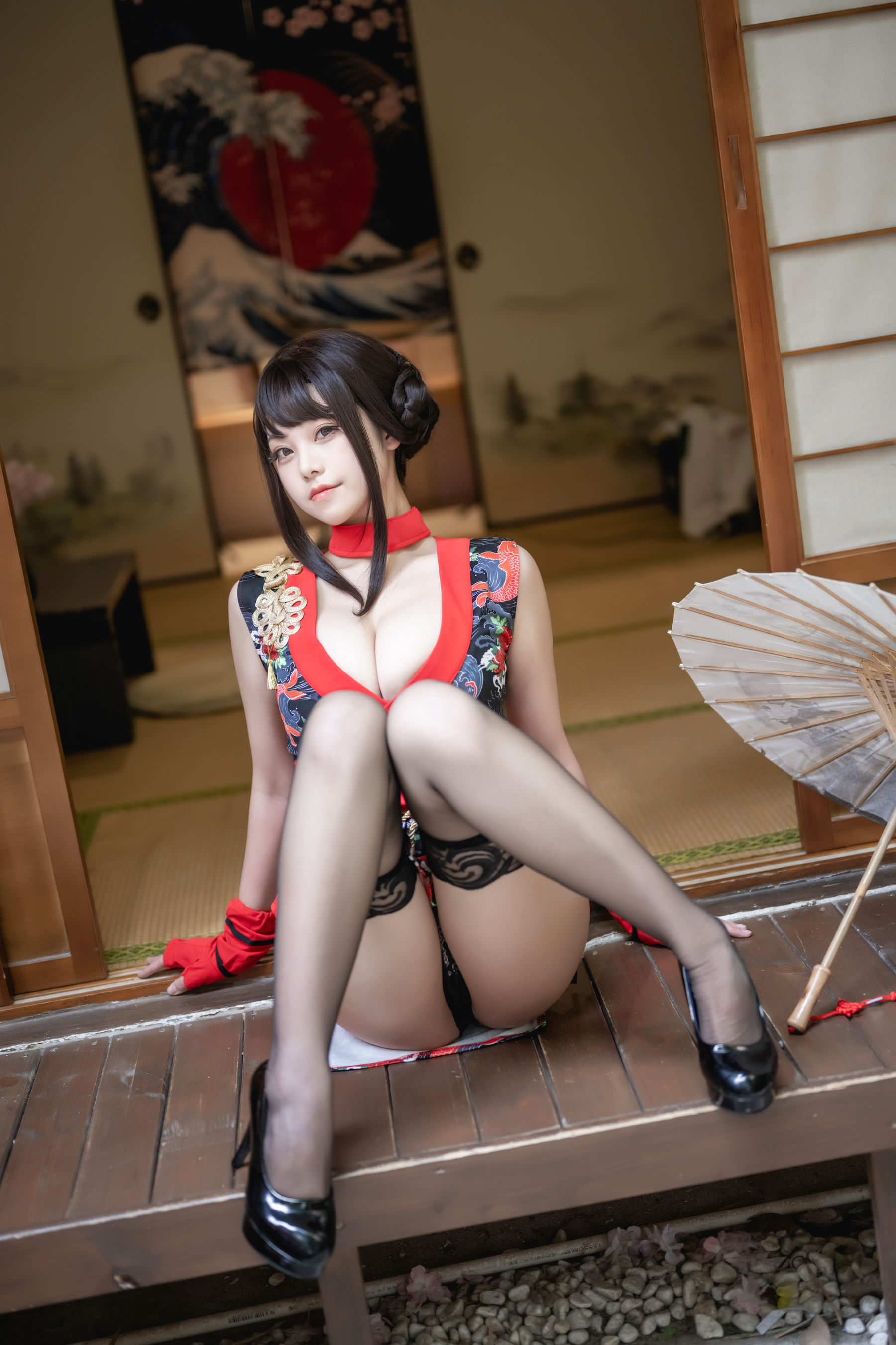 蜜汁猫裘 – 忍者 Cosplay 图片 角色扮演 性感写真 动漫游戏插图
