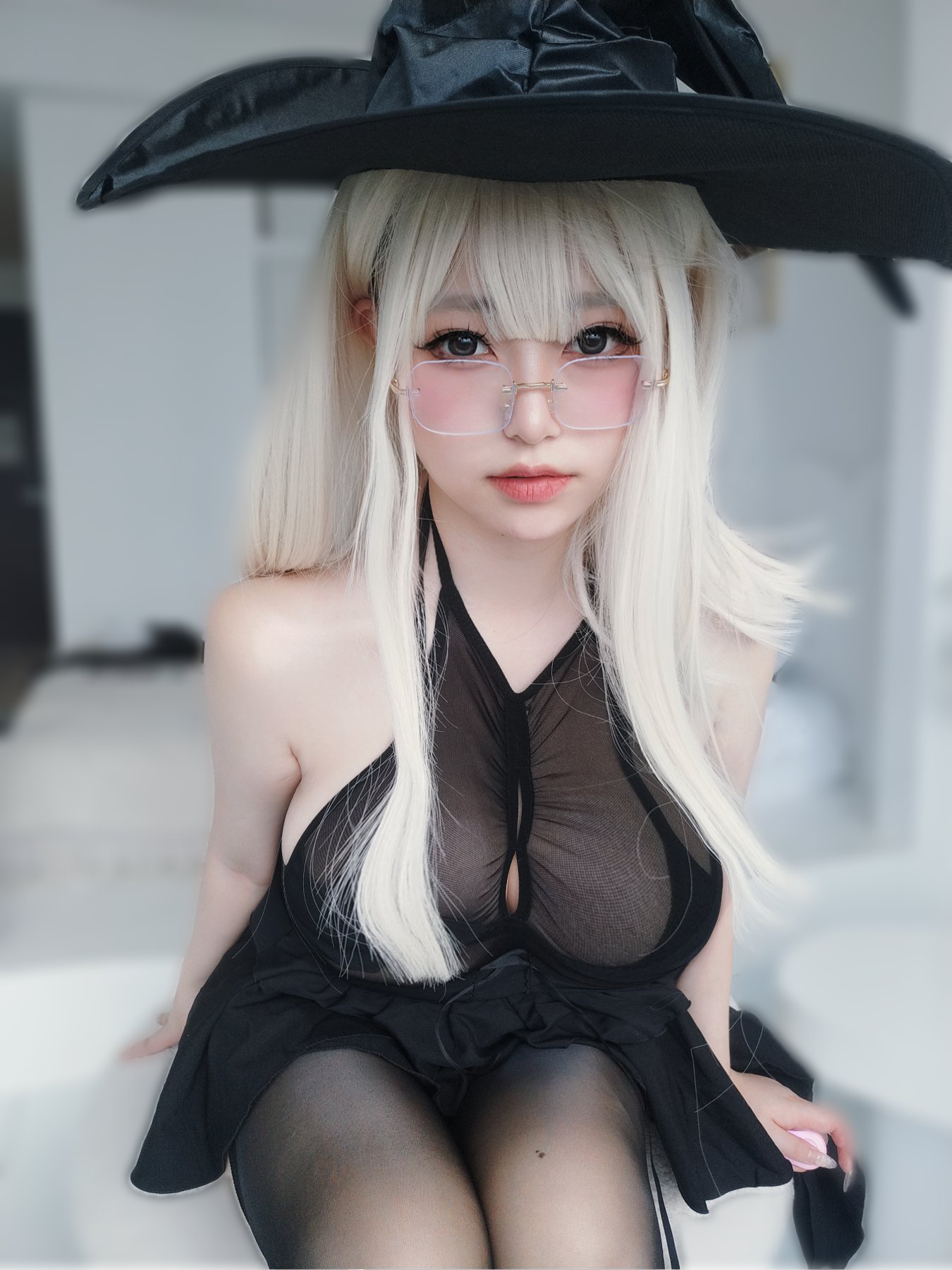 女主K – 女巫暗黑魔法 哥特风Cosplay写真