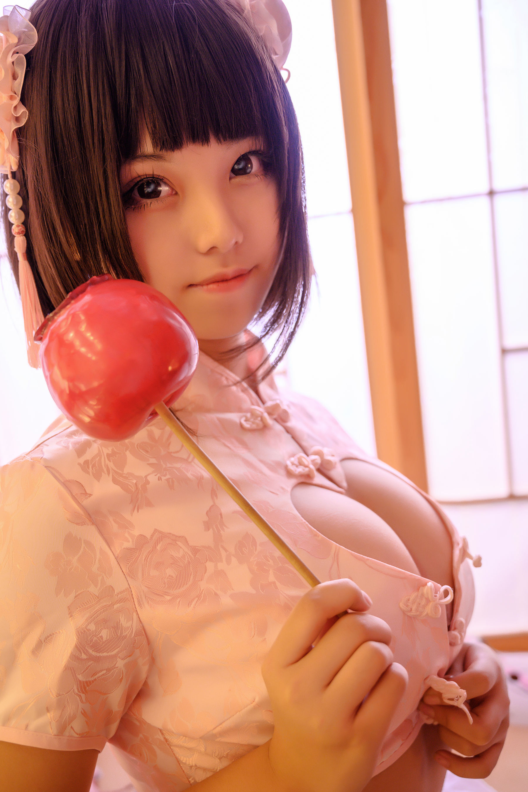 蜜汁猫裘 – 中华娘Cosplay美图 古风旗袍写真集插图