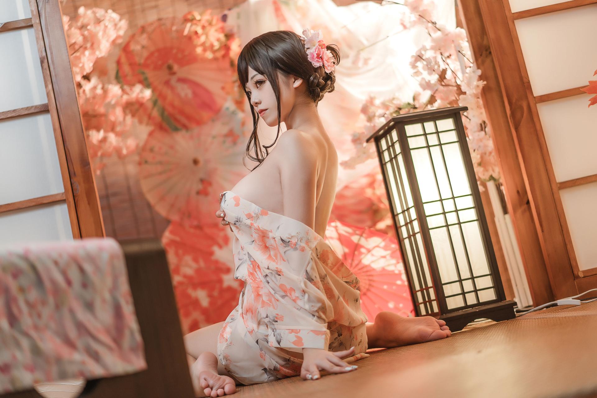 蜜汁猫裘 – 浴娘 cosplay 写真 性感浴衣 二次元美女 高清图集插图 蜜汁猫裘 – 浴娘 cosplay 写真 性感浴衣 二次元美女 高清图集插图