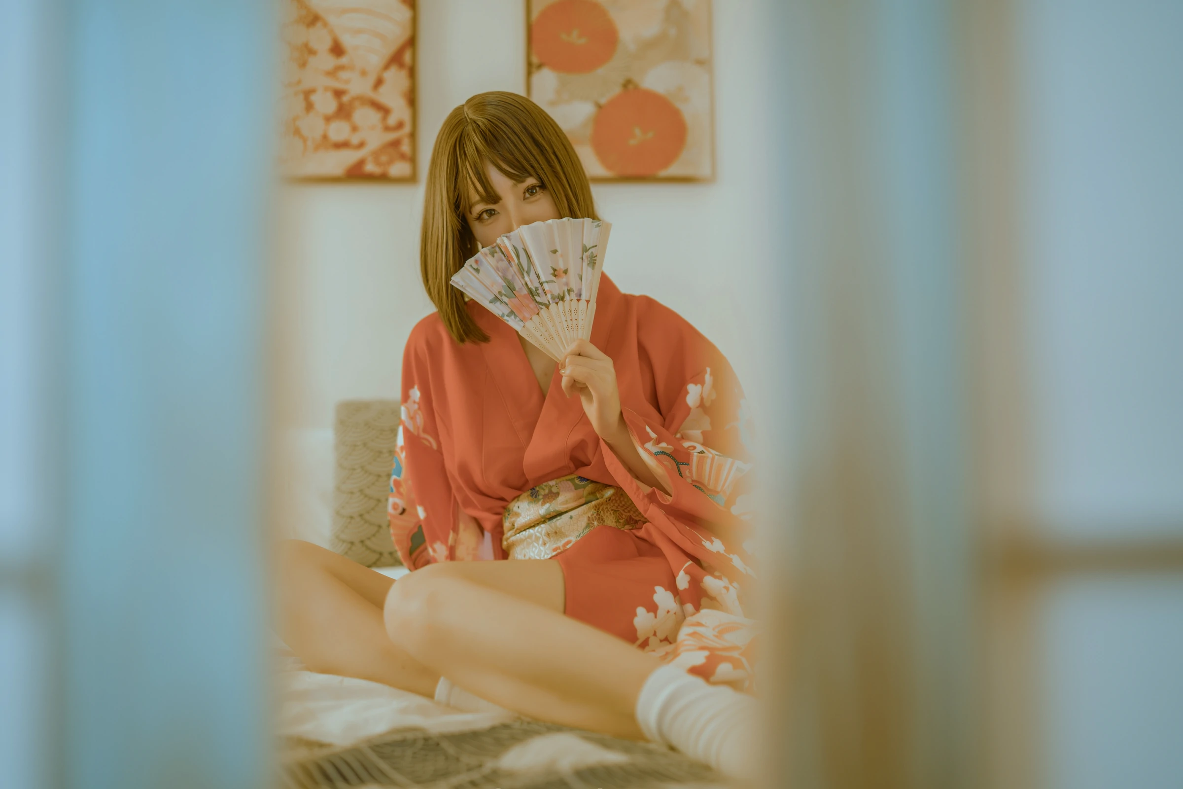 桃良阿宅 – 浴衣和服 Cosplay 写真 夏日祭典 日系甜美插图