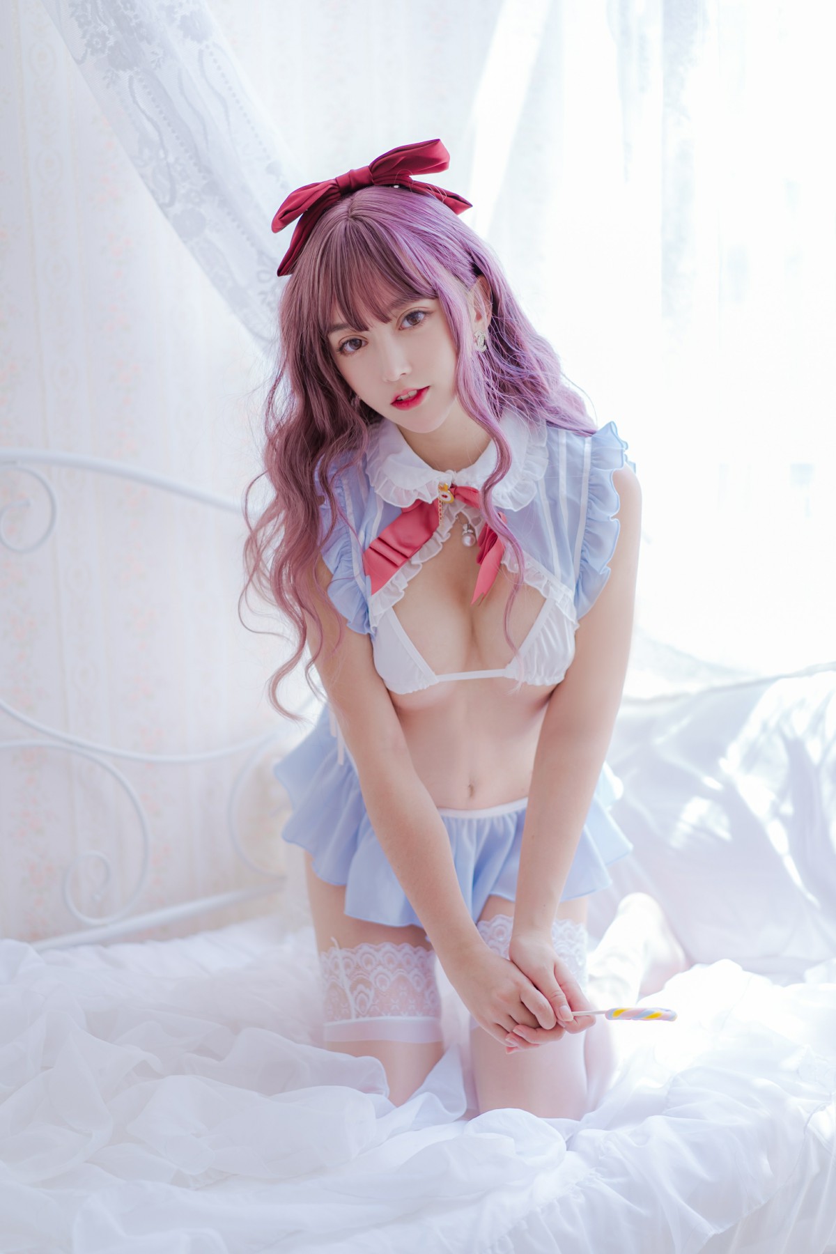 过期米线线喵 – 棒棒糖甜美Cosplay写真 二次元少女可爱装扮插图 过期米线线喵 – 棒棒糖甜美Cosplay写真 二次元少女可爱装扮插图