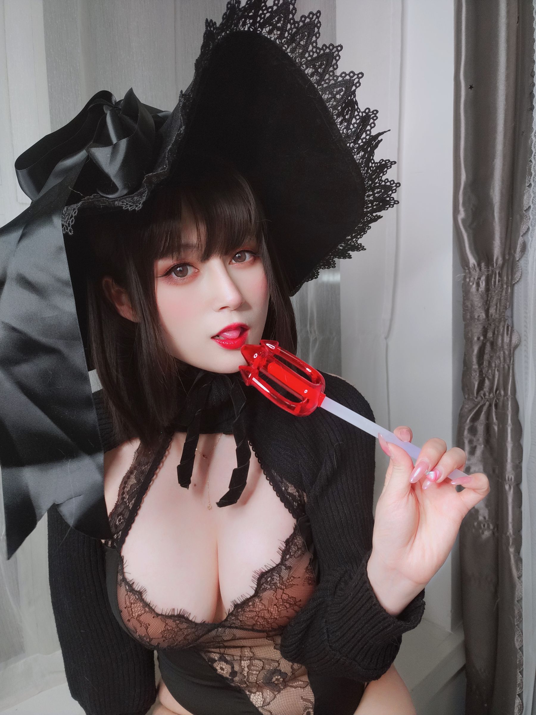 Coser白银 – 柴郡魔女cosplay写真 猫耳女巫魅惑造型插图
