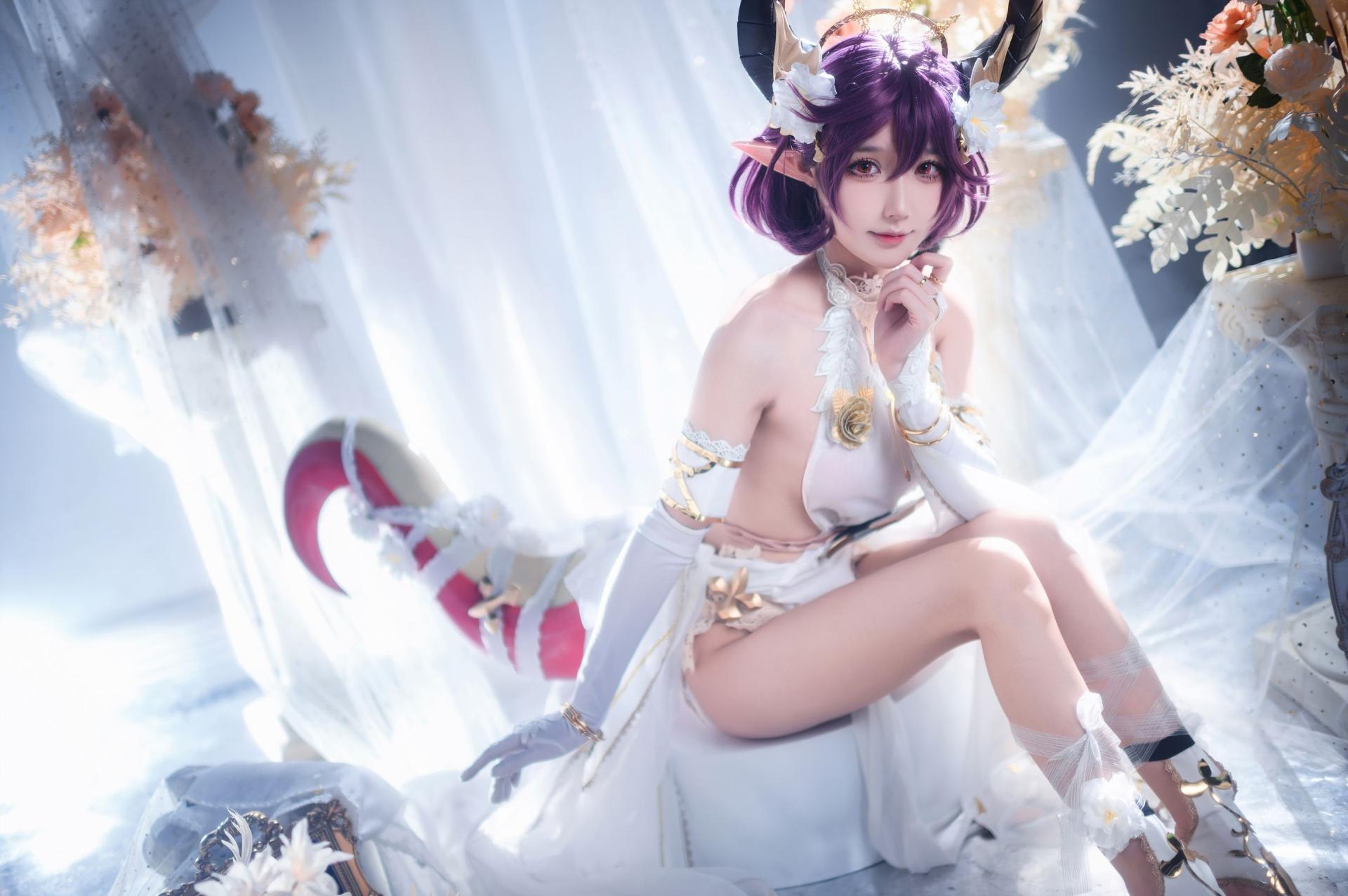 阿包也是兔娘 碧蓝幻想古蕾娅 龙娘cosplay 性感写真插图 阿包也是兔娘 碧蓝幻想古蕾娅 龙娘cosplay 性感写真插图