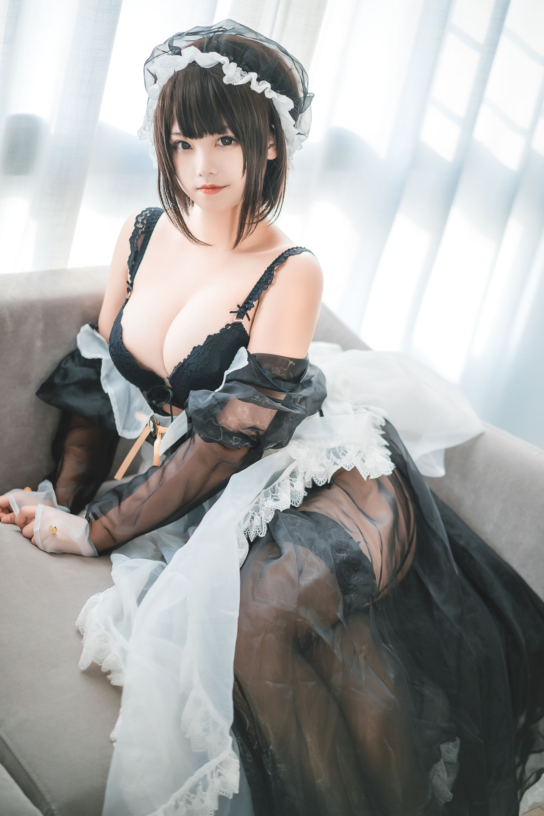 蜜汁猫裘 透明女仆 cosplay 高清写真图集