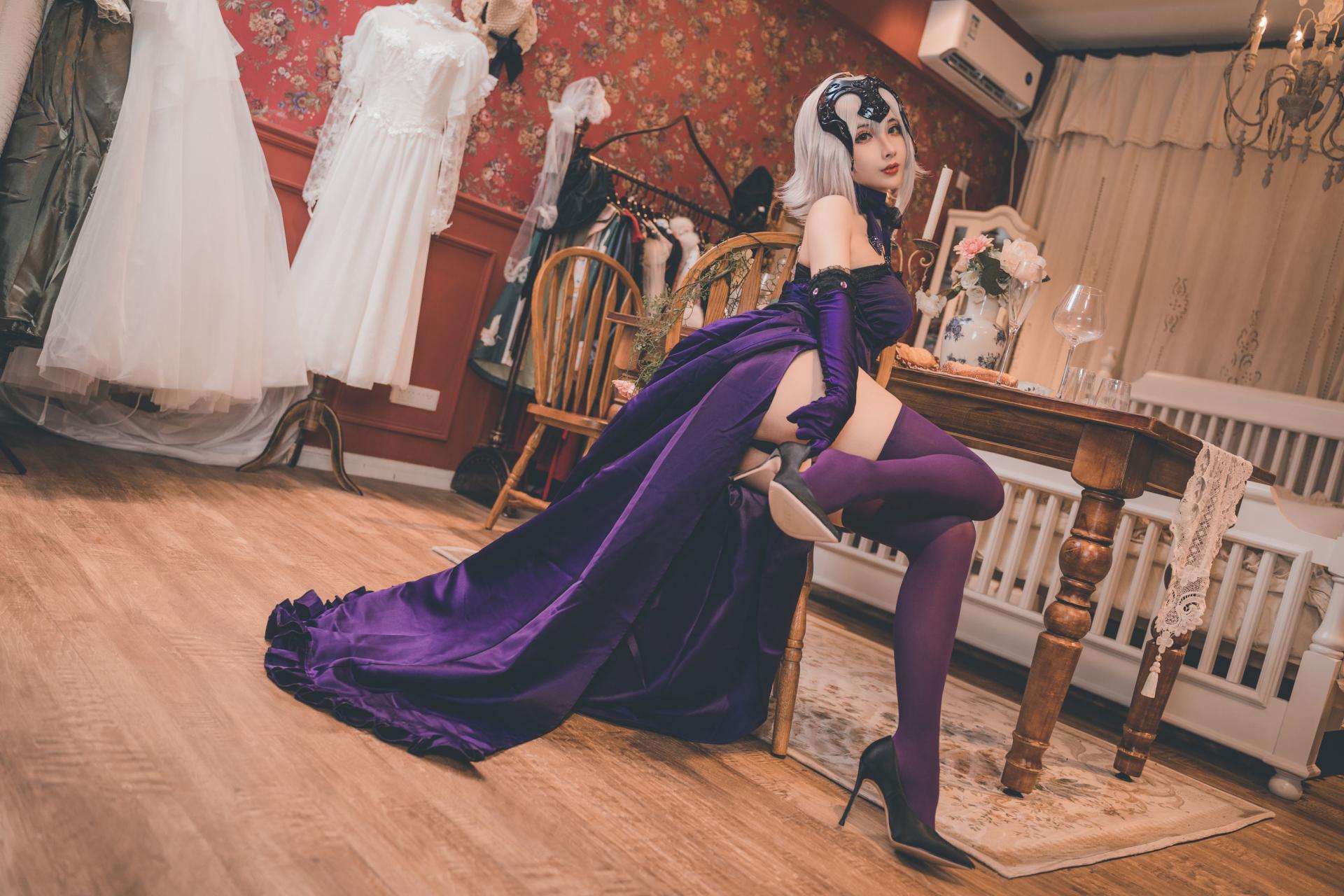 rioko凉凉子 醉贞 Cosplay 国风汉服写真 古风摄影作品集插图