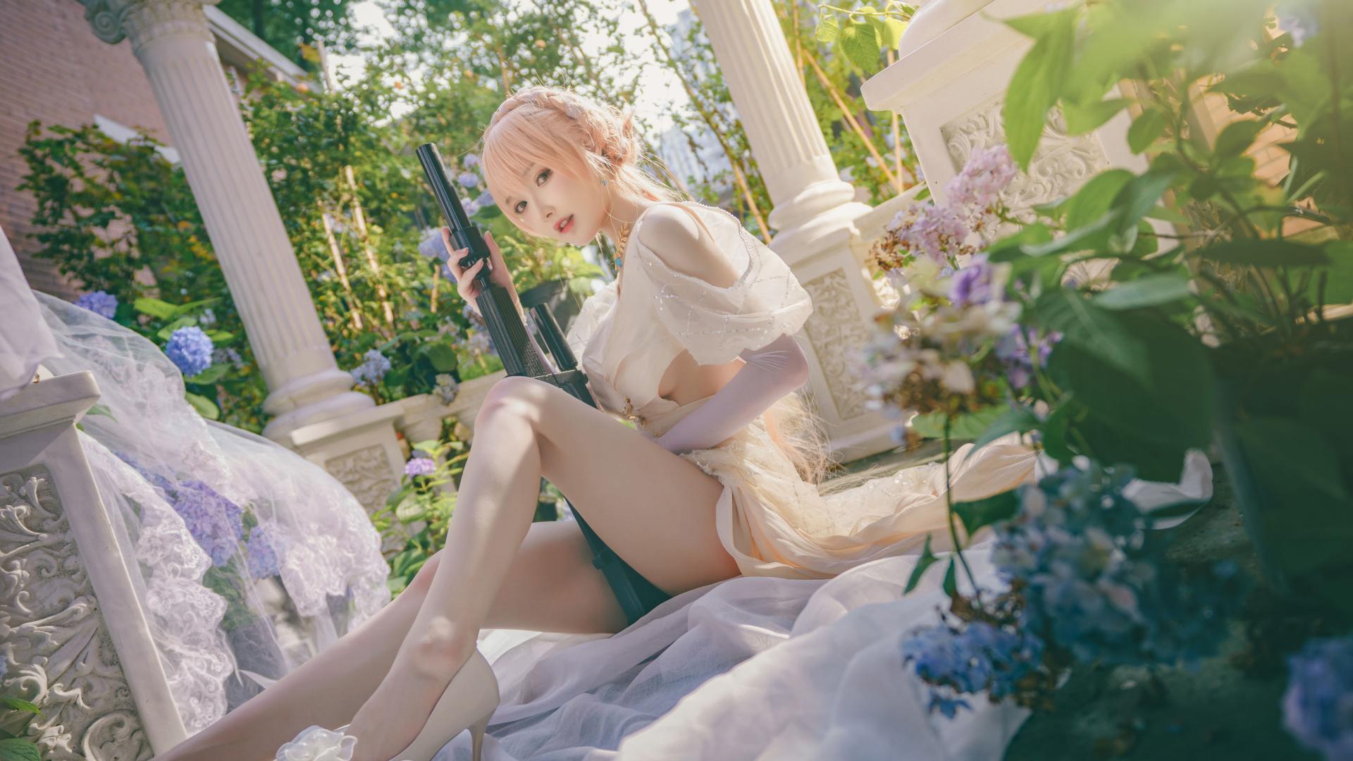 阿包也是兔娘 舰长图 OTS4 高清Cosplay写真 碧蓝航线指挥官制服插图