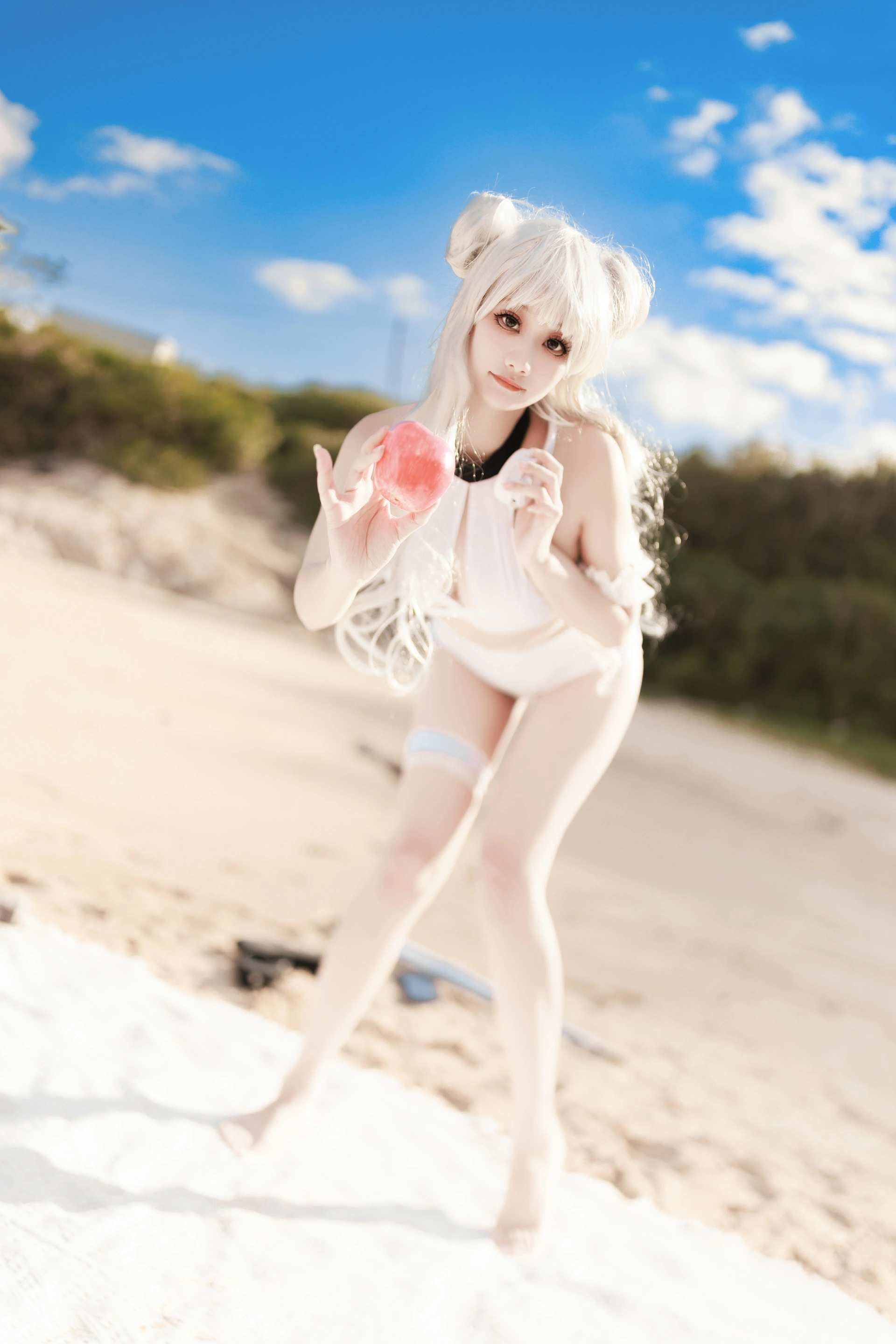 阿雪雪 – 恶毒泳装 Cosplay 性感写真 二次元角色扮演插图