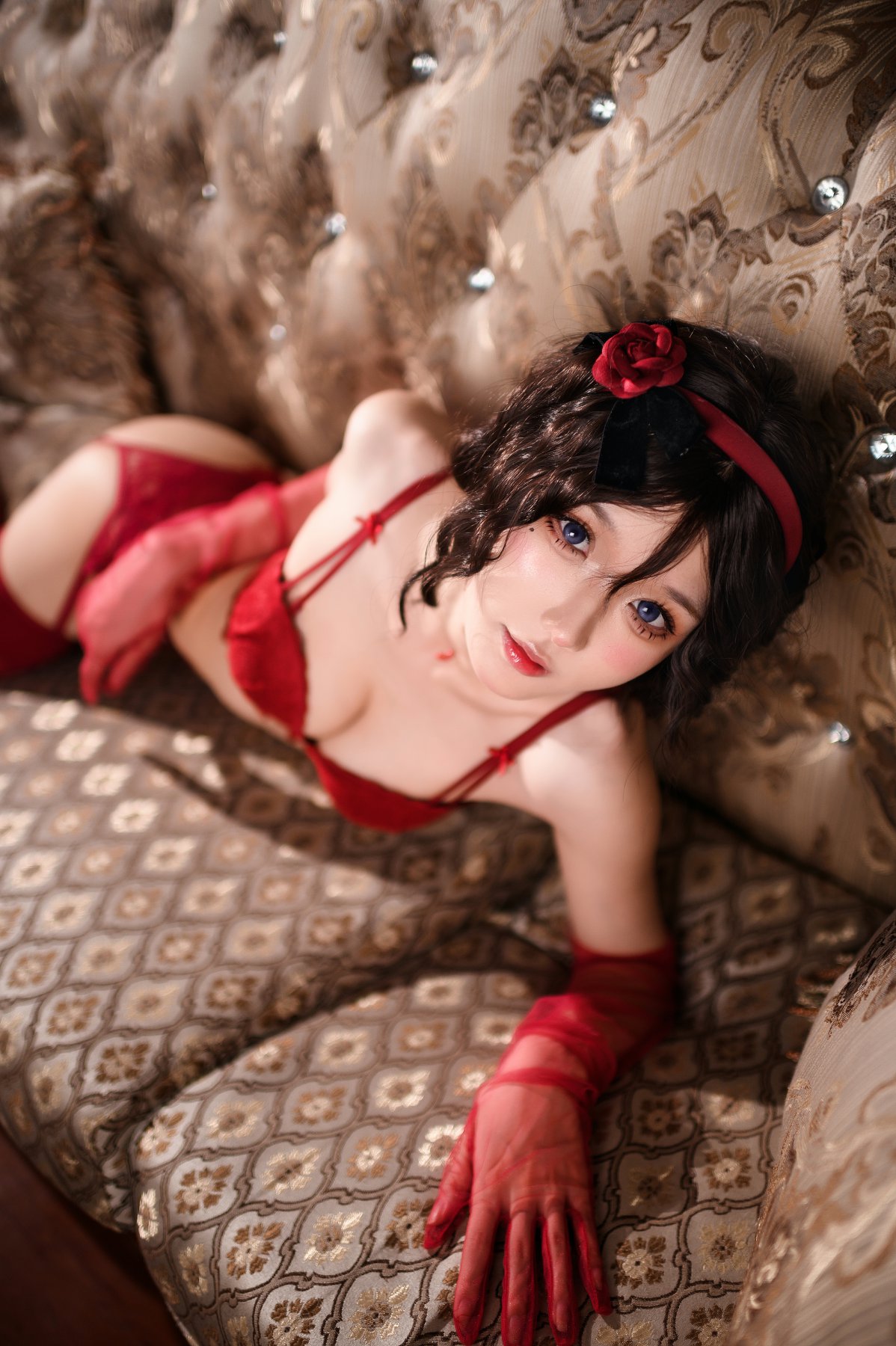 阿包也是兔娘 – 玫瑰主题CosPlay写真 阿包兔娘玫瑰系列插图 阿包也是兔娘 – 玫瑰主题CosPlay写真 阿包兔娘玫瑰系列插图