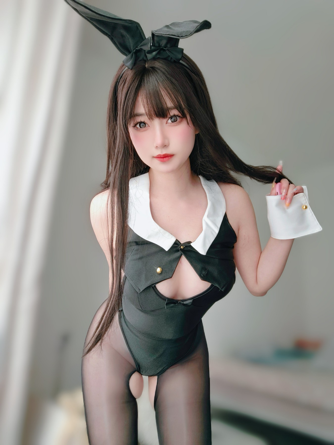 女主K – 黑丝兔女郎性感写真 CosPlay角色扮演插图 女主K – 黑丝兔女郎性感写真 CosPlay角色扮演插图