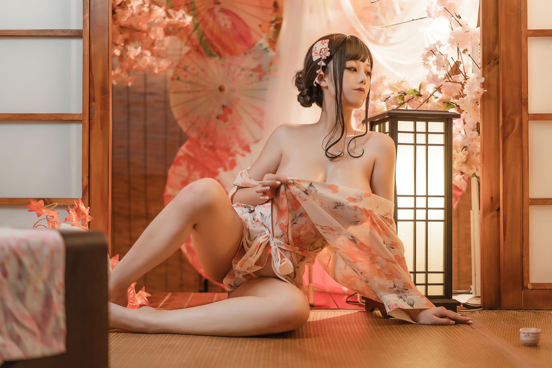 蜜汁猫裘 – 浴娘 cosplay 写真 性感浴衣 二次元美女 高清图集插图 蜜汁猫裘 – 浴娘 cosplay 写真 性感浴衣 二次元美女 高清图集插图