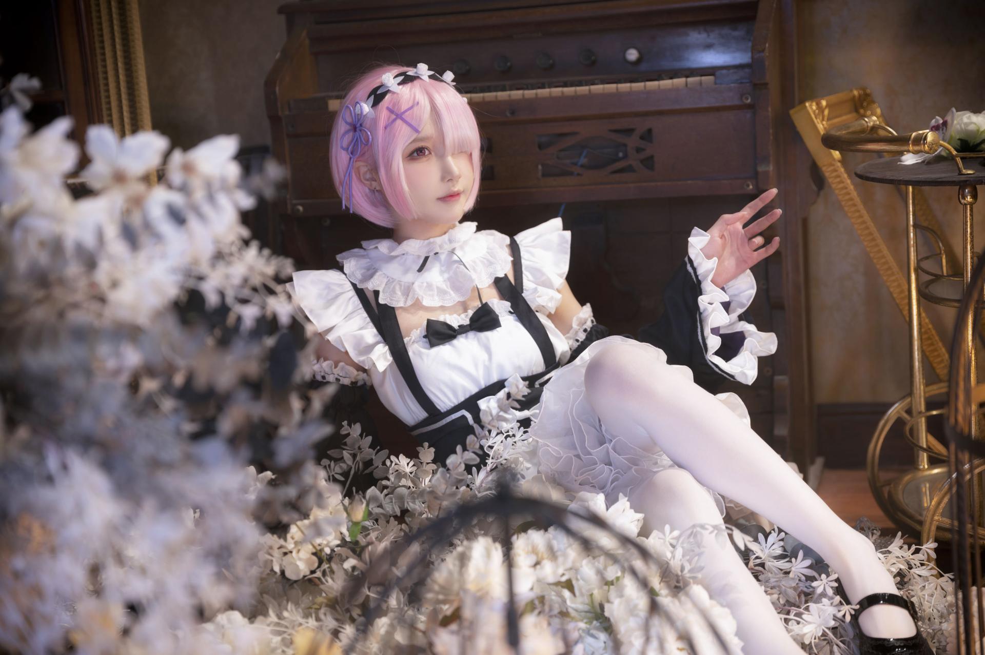 阿包也是兔娘 – 拉姆女仆 cosplay 蕾姆姐姐女仆装 Re Zero 从零开始异世界生活 动漫角色扮演插图 阿包也是兔娘 – 拉姆女仆 cosplay 蕾姆姐姐女仆装 Re Zero 从零开始异世界生活 动漫角色扮演插图