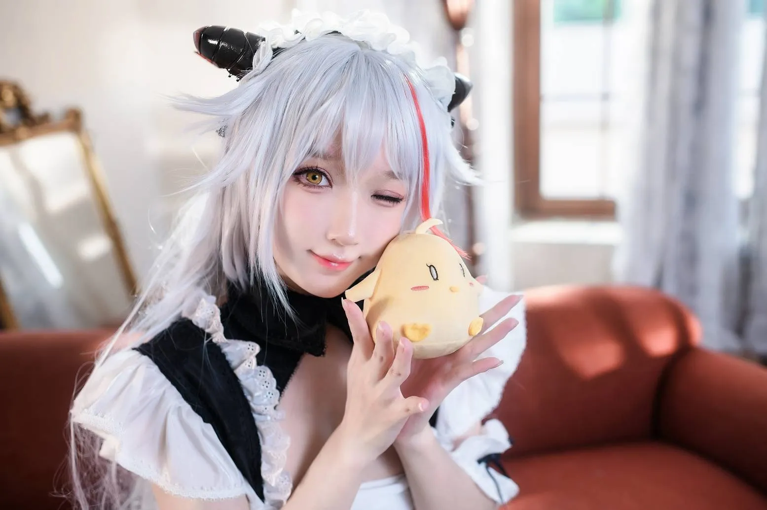 阿包也是兔娘 埃吉尔女仆 Cosplay 性感写真 高清图集插图