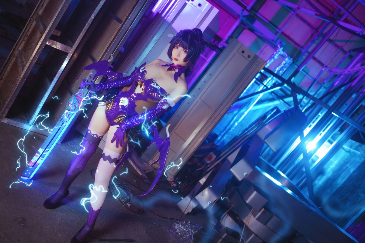 rioko凉凉子 魅魔芽衣 cosplay 魅惑写真 恶魔契约 暗黑系