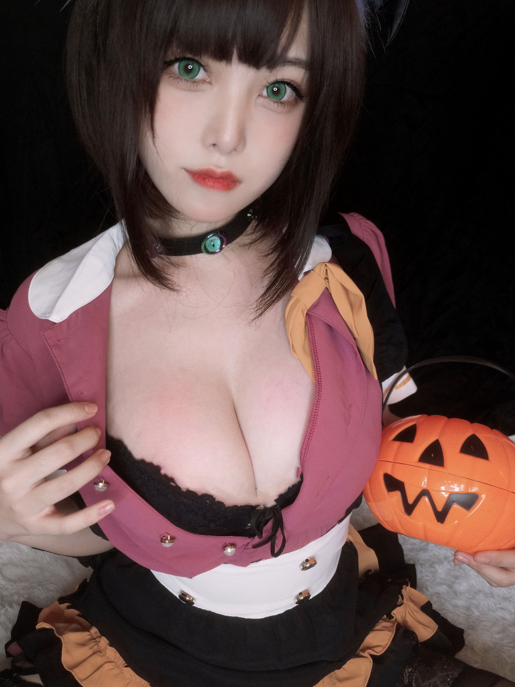 蜜汁猫裘 万圣节魅魔cosplay 暗黑哥特风写真集插图 蜜汁猫裘 万圣节魅魔cosplay 暗黑哥特风写真集插图