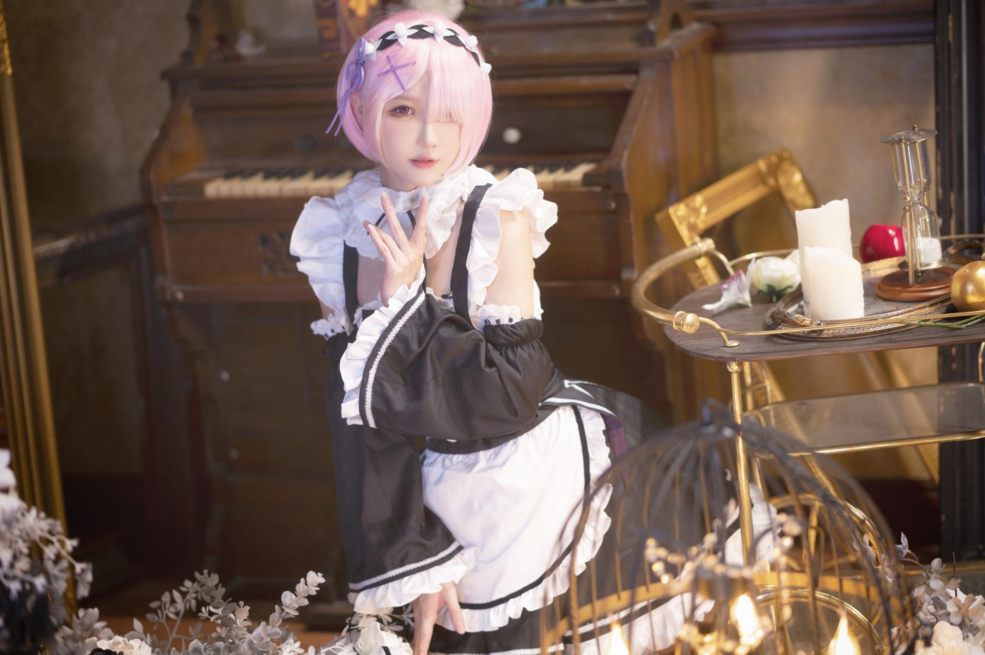 阿包也是兔娘 – 拉姆女仆 cosplay 蕾姆姐姐女仆装 Re Zero 从零开始异世界生活 动漫角色扮演插图 阿包也是兔娘 – 拉姆女仆 cosplay 蕾姆姐姐女仆装 Re Zero 从零开始异世界生活 动漫角色扮演插图