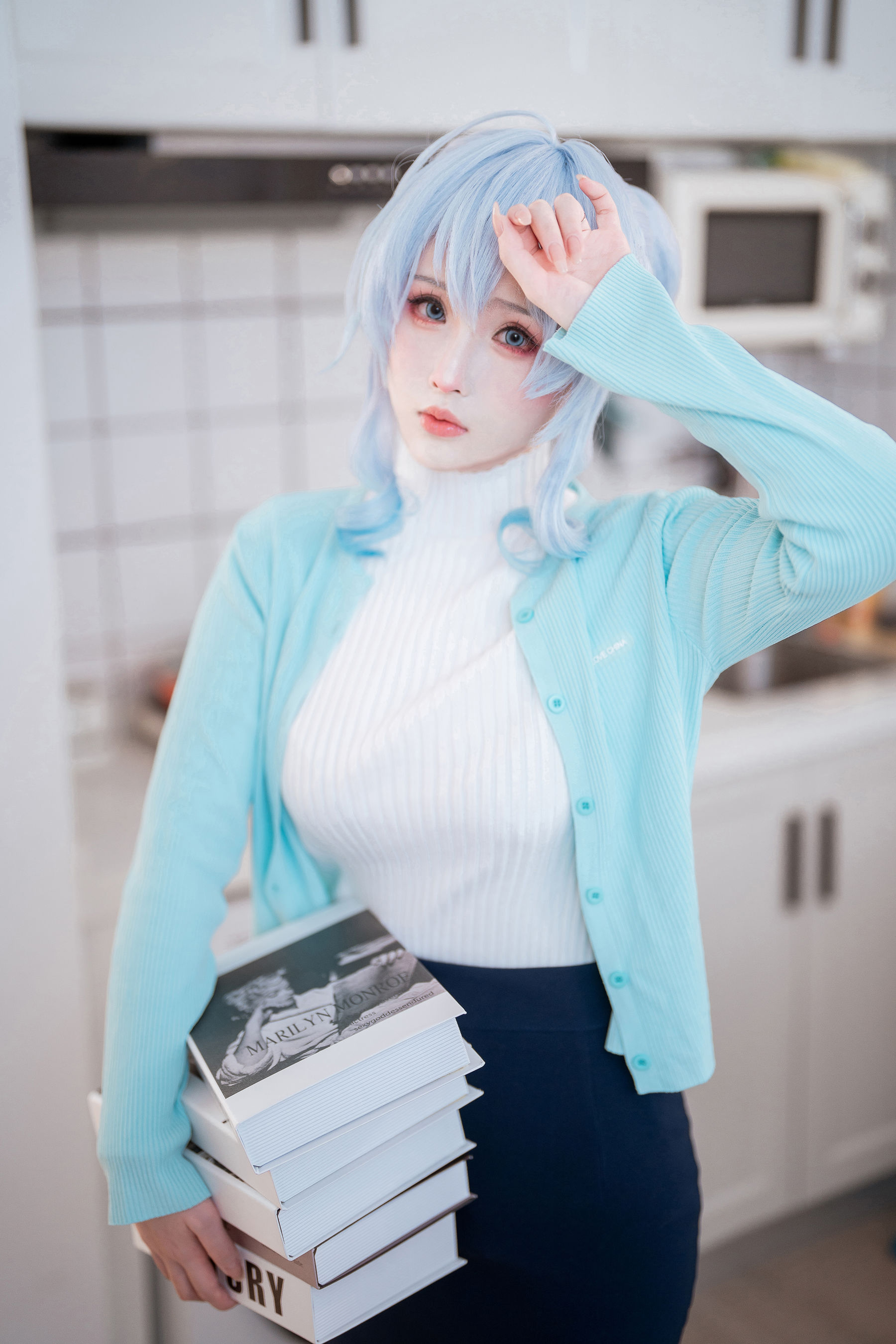 rioko凉凉子 雪女cosplay 冰雪女王 绝美雪女cos 雪女cos摄影 雪女cos正片插图 rioko凉凉子 雪女cosplay 冰雪女王 绝美雪女cos 雪女cos摄影 雪女cos正片插图