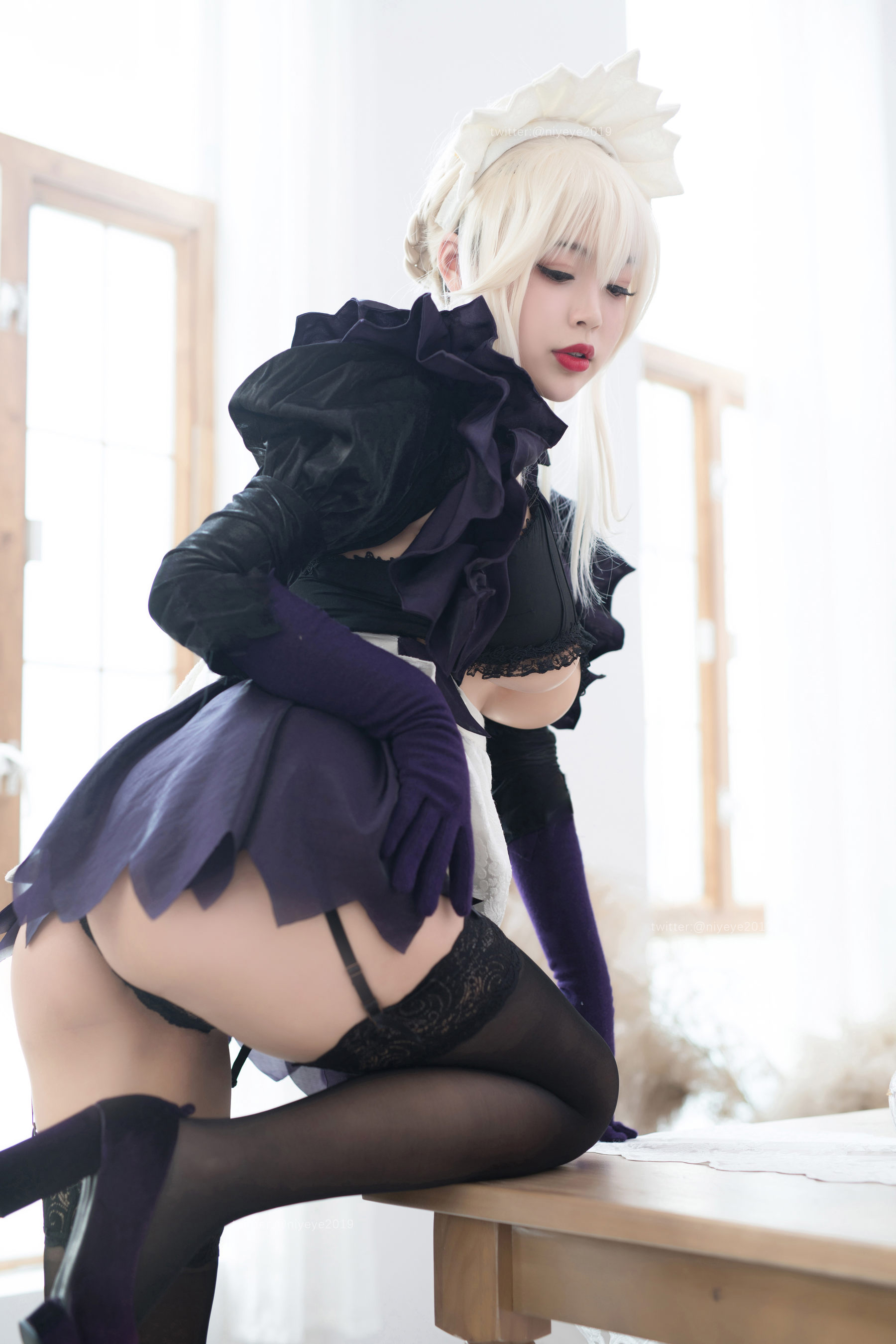 白烨 – 黑枪呆女仆 Cosplay 萌系小姐姐高清写真插图 白烨 – 黑枪呆女仆 Cosplay 萌系小姐姐高清写真插图