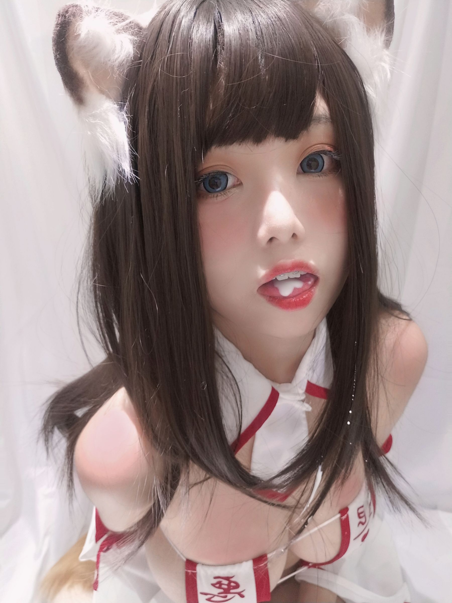 蜜汁猫裘 – 巫女小狐狸 cosplay 精美写真 二次元美少女 神社巫女主题插图