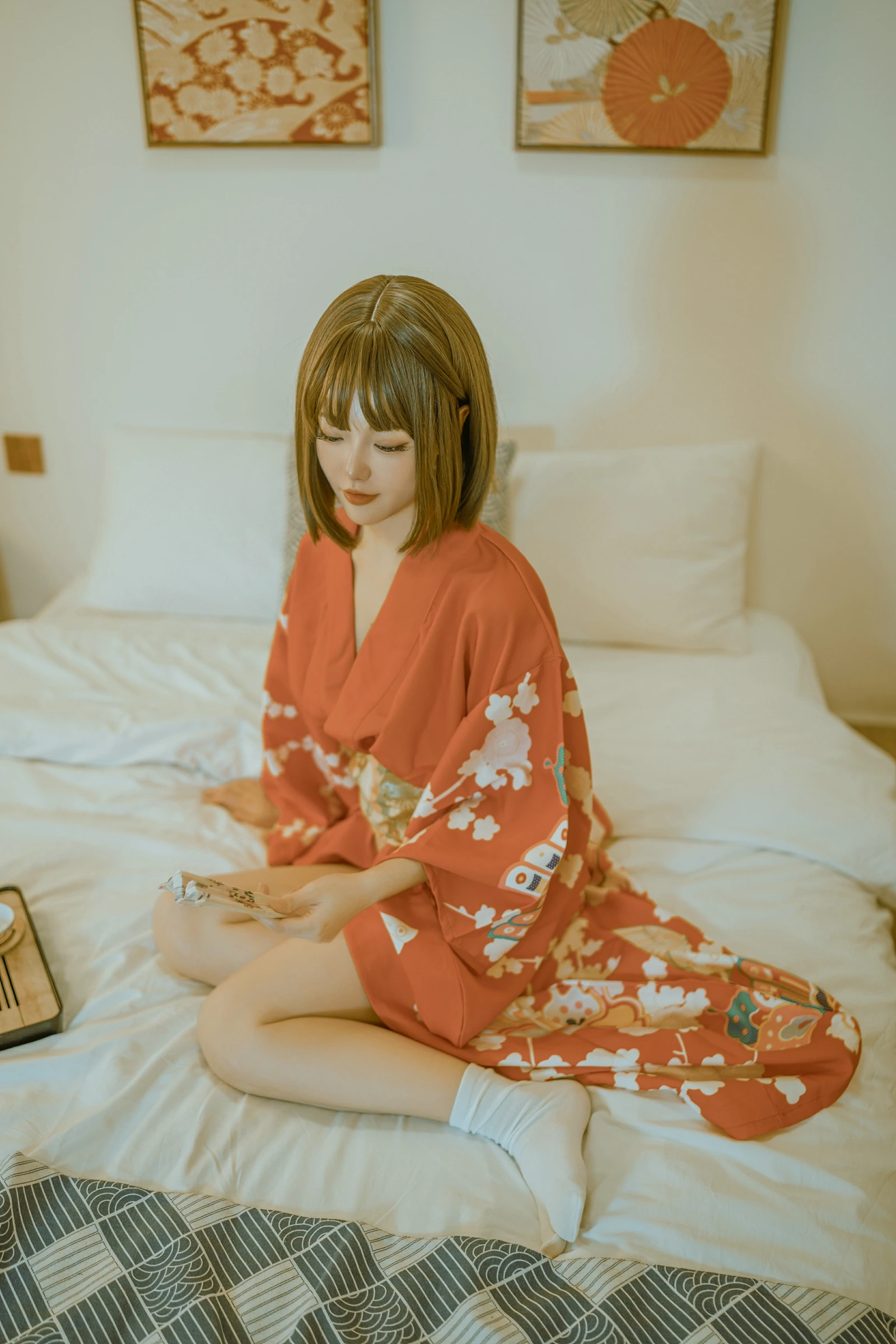 桃良阿宅 – 浴衣和服 Cosplay 写真 夏日祭典 日系甜美