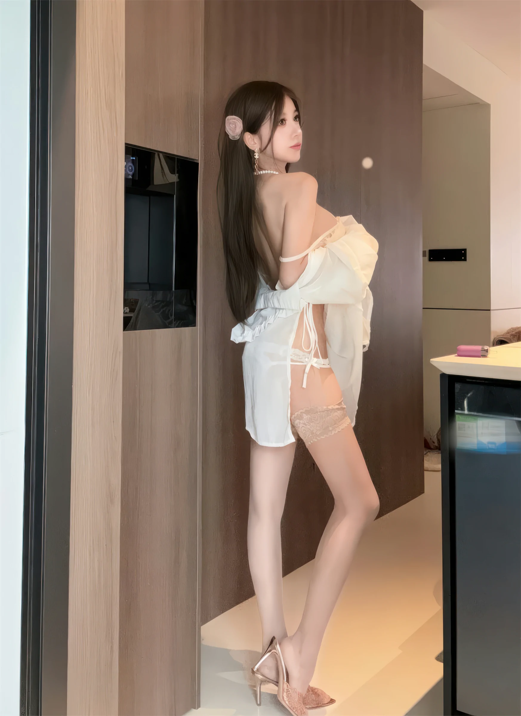 过期米线线喵 – 羞涩の妻 绝美和风人妻cosplay写真集插图