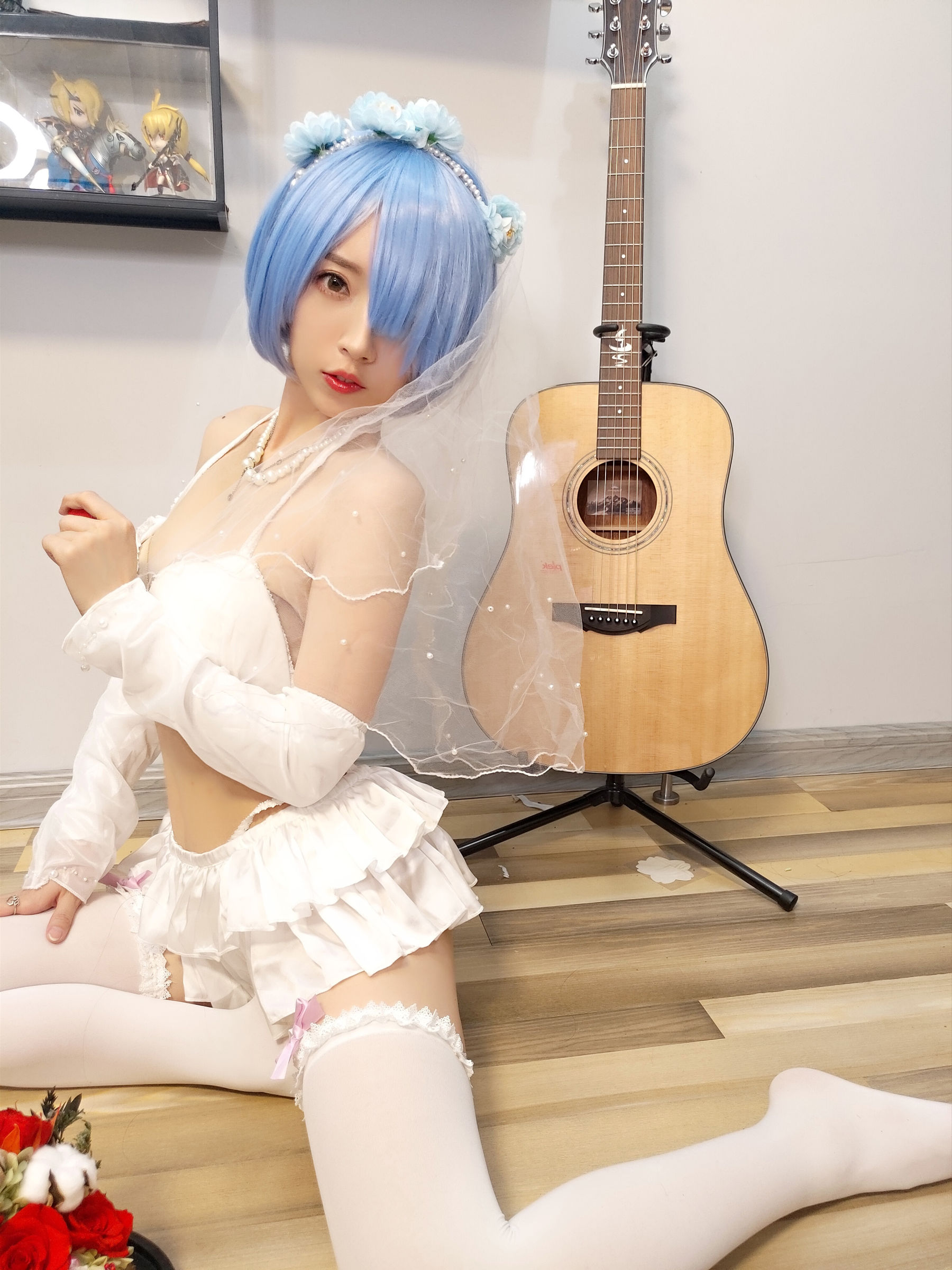 小女巫露娜 – 雷姆婚纱Cosplay 蕾姆婚纱摄影 女巫露娜Cos作品插图 小女巫露娜 – 雷姆婚纱Cosplay 蕾姆婚纱摄影 女巫露娜Cos作品插图