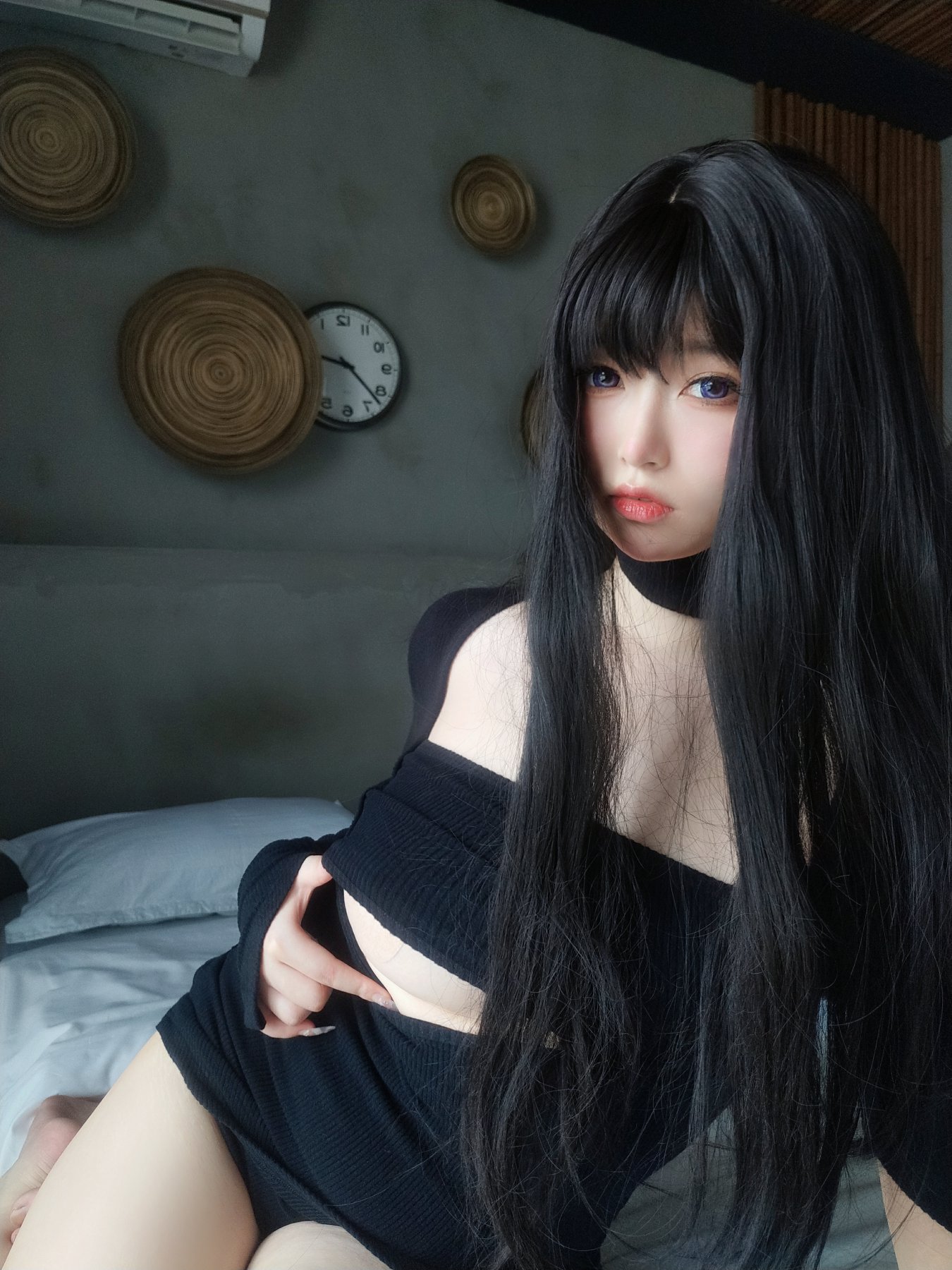 女主K – 害羞妹妹 Cosplay 写真集 清纯可爱角色扮演插图