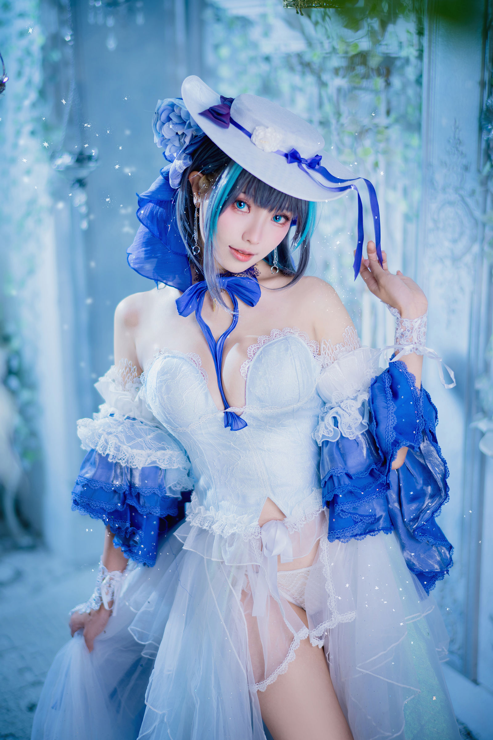 Ely_eee(ElyEE子) Cheshire Dress 柴郡禮服 Cosplay 高清寫真插图 Ely_eee(ElyEE子) Cheshire Dress 柴郡禮服 Cosplay 高清寫真