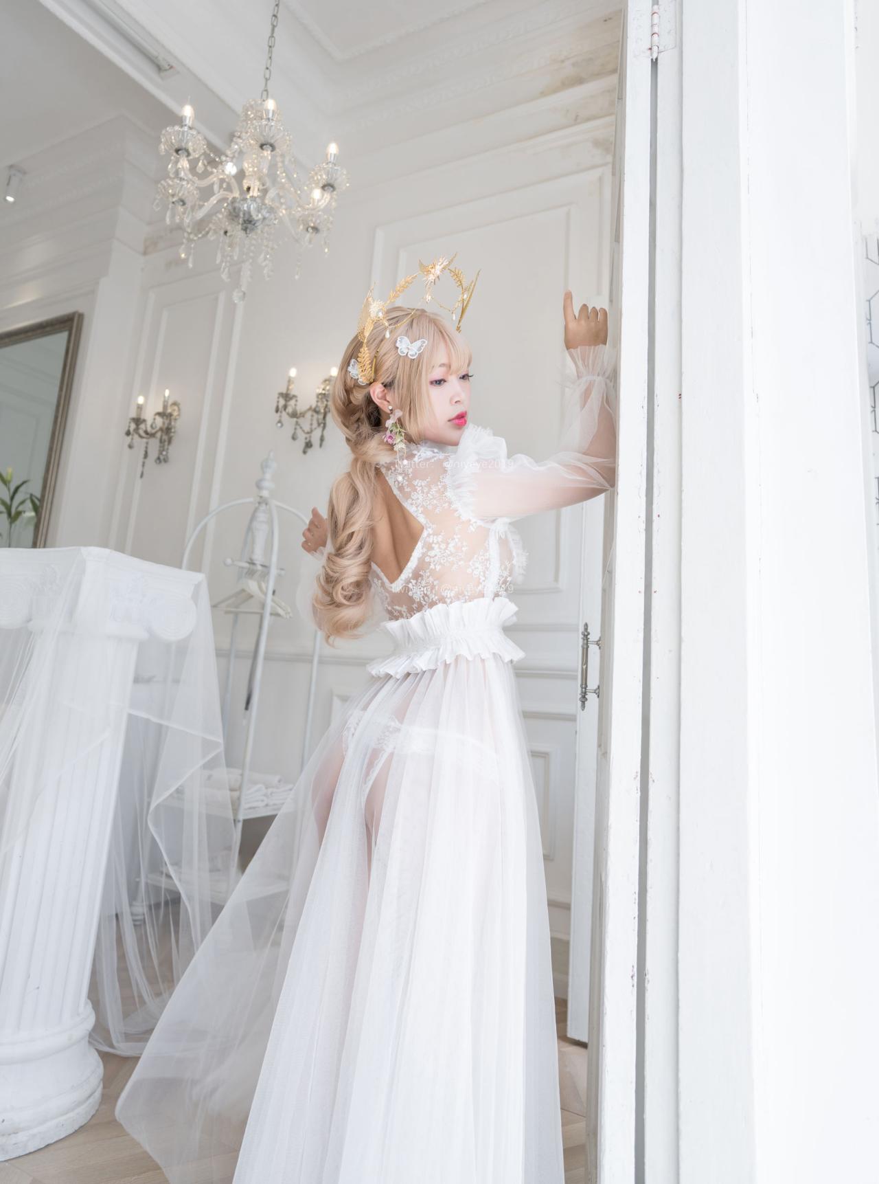 白烨 – 珍珠花嫁萌系小姐姐Cosplay写真集插图