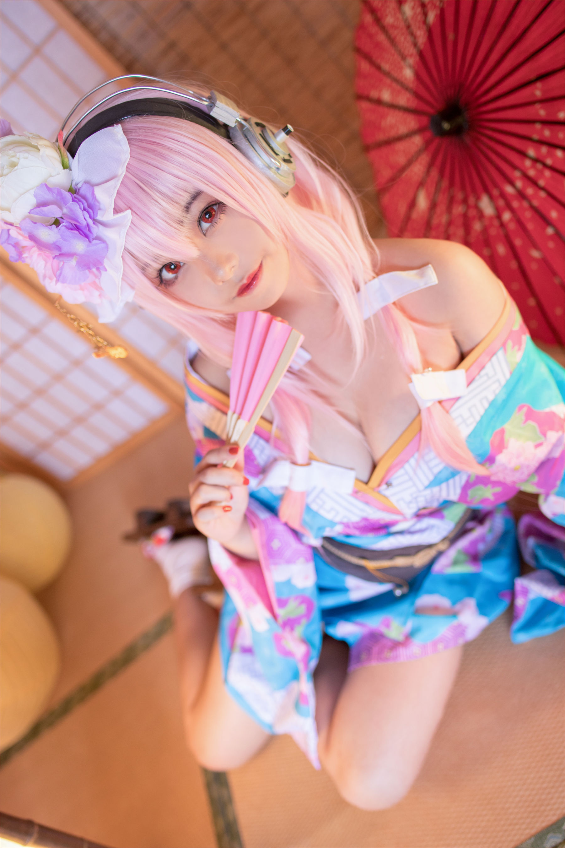 蜜汁猫裘 索尼子绝美和服Cosplay 日系动漫女神写真集插图
