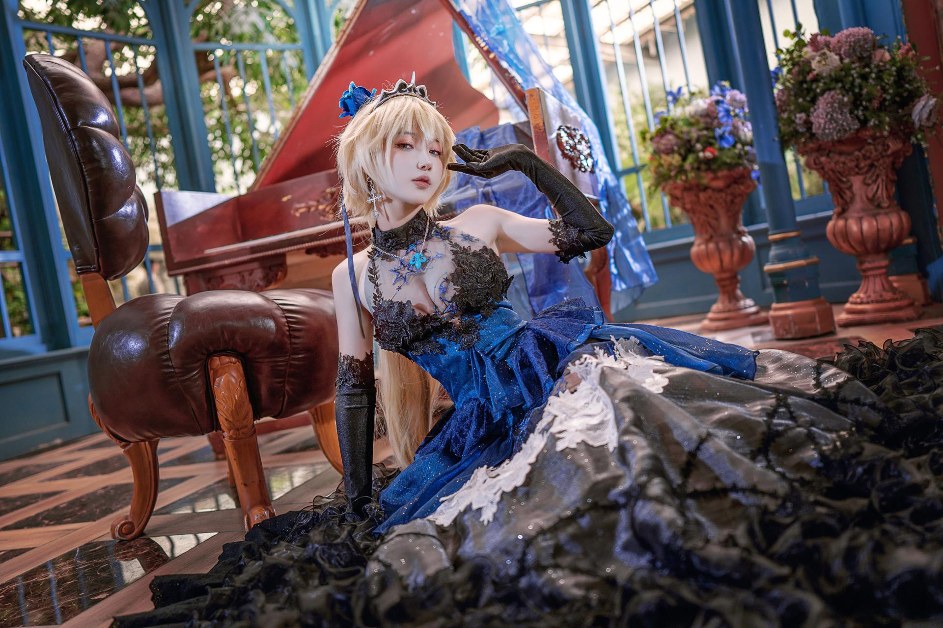 阿包也是兔娘 贞德婚纱Cosplay 高清写真合集插图 阿包也是兔娘 贞德婚纱Cosplay 高清写真合集插图