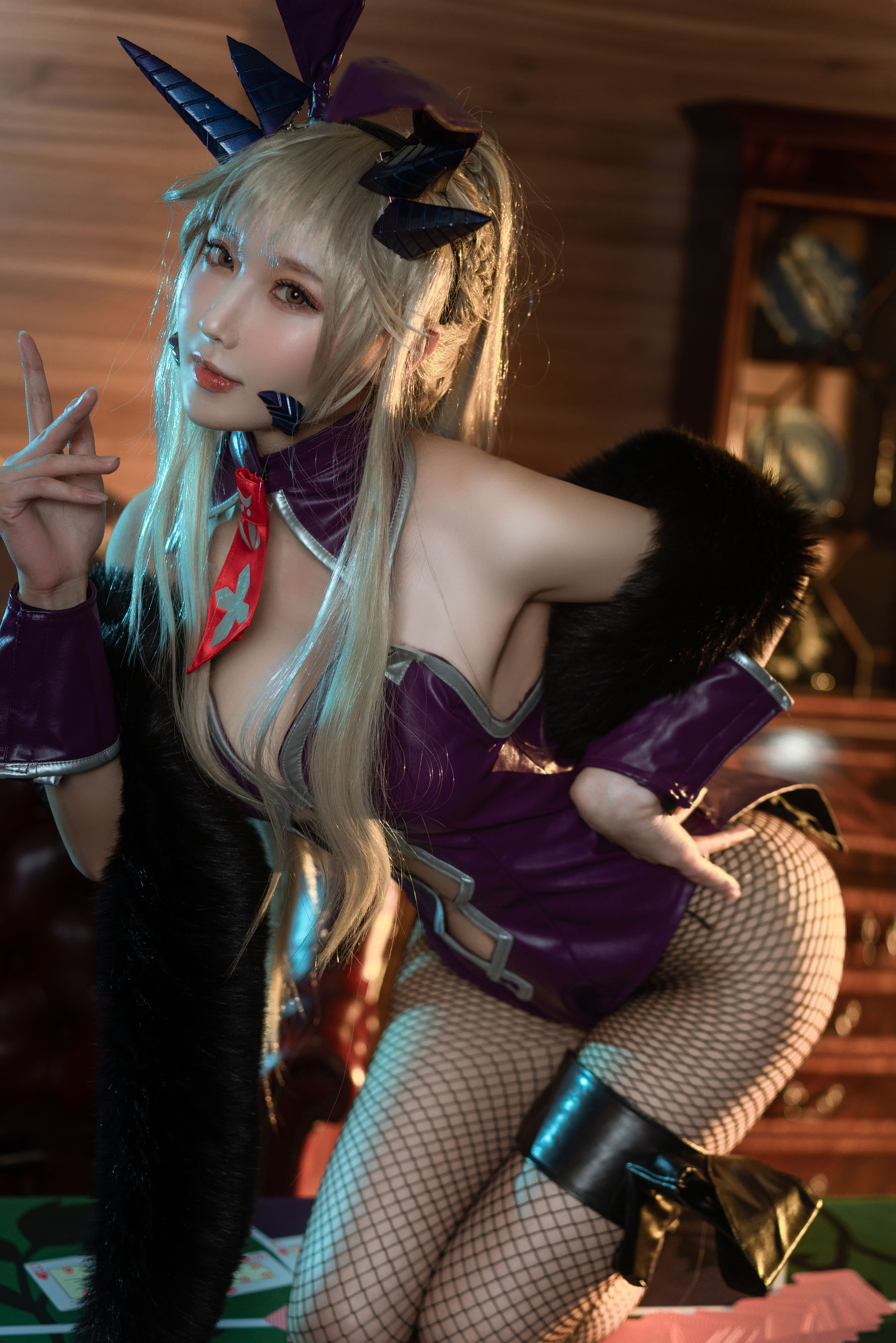 阿包也是兔娘 – 黑枪呆兔女郎 Cosplay 性感写真 黑丝兔耳插图 阿包也是兔娘 – 黑枪呆兔女郎 Cosplay 性感写真 黑丝兔耳插图