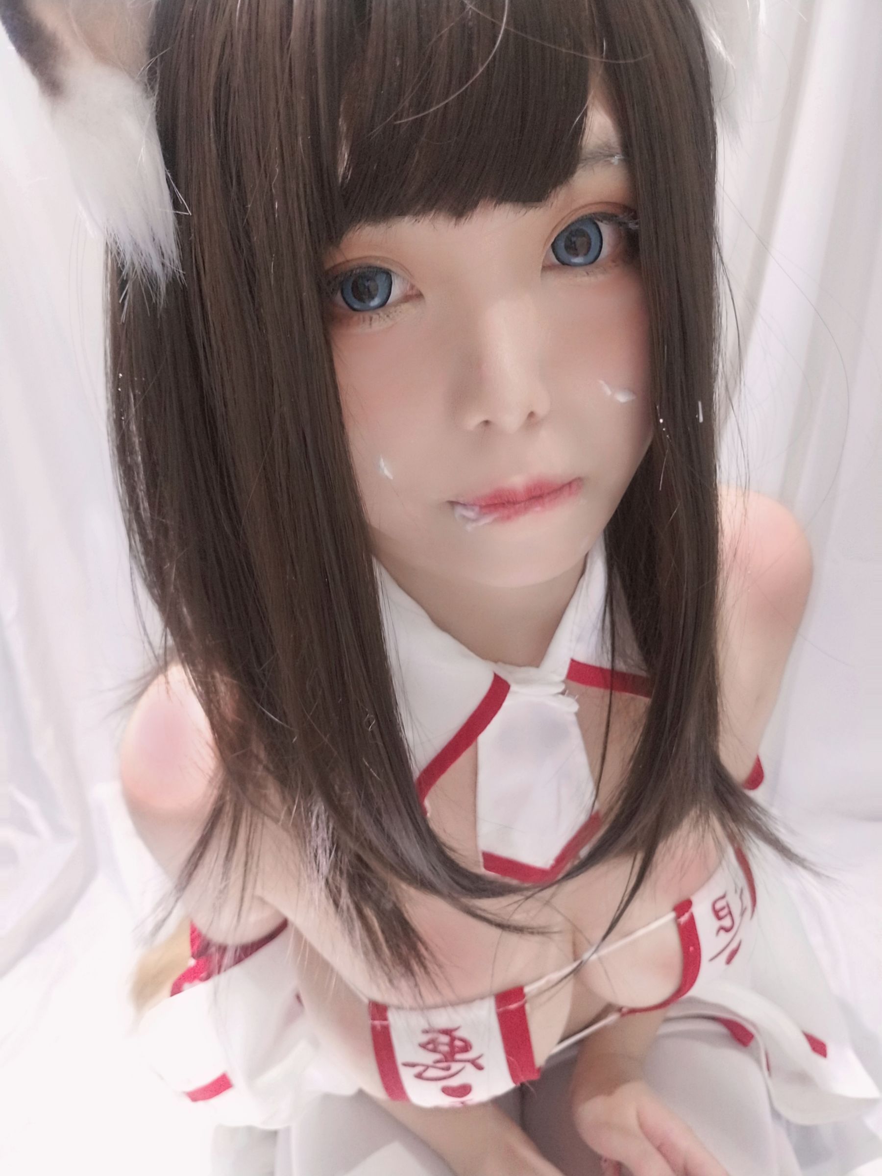 蜜汁猫裘 – 巫女小狐狸 cosplay 精美写真 二次元美少女 神社巫女主题插图