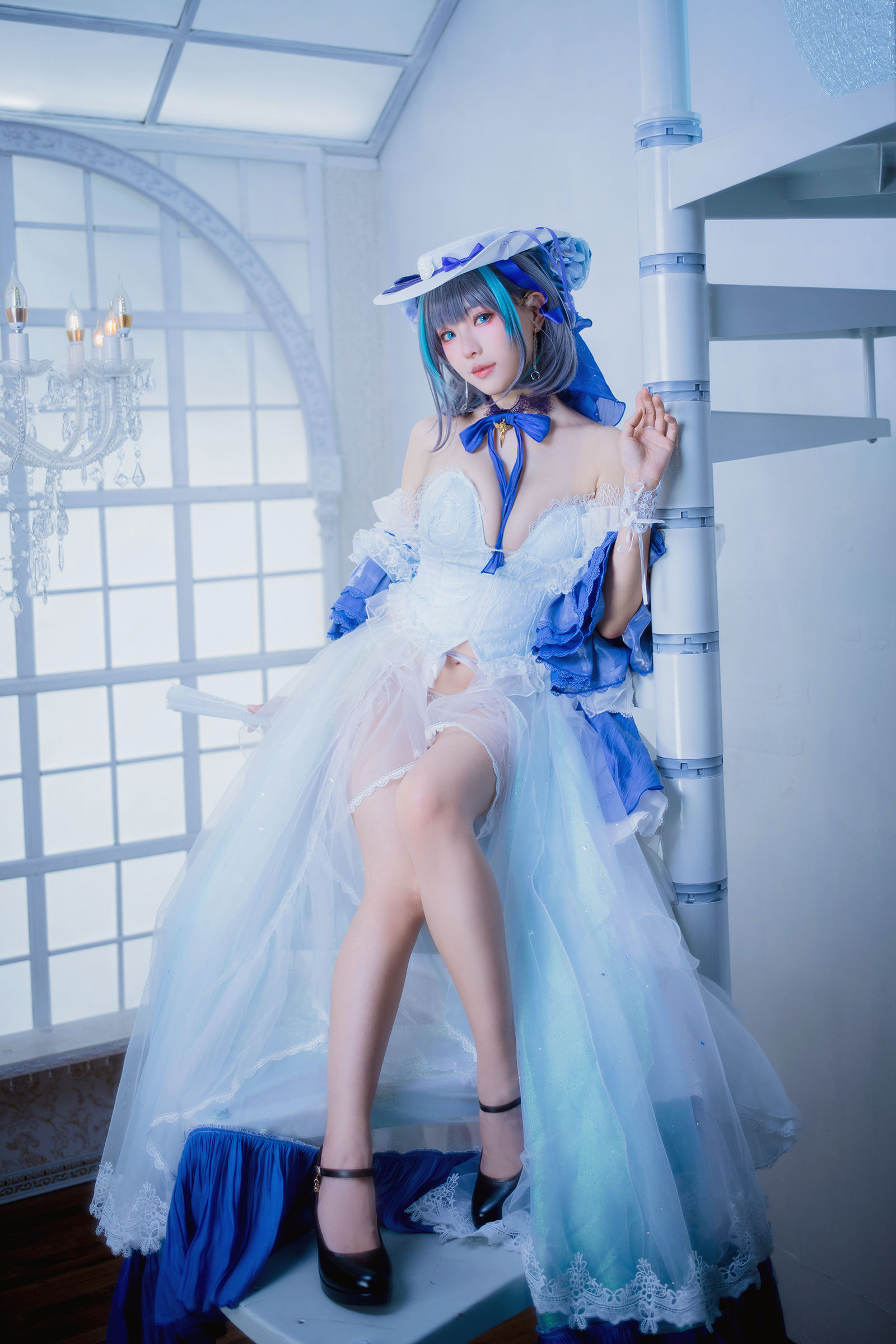 Ely_eee(ElyEE子) Cheshire Dress 柴郡禮服 Cosplay 高清寫真