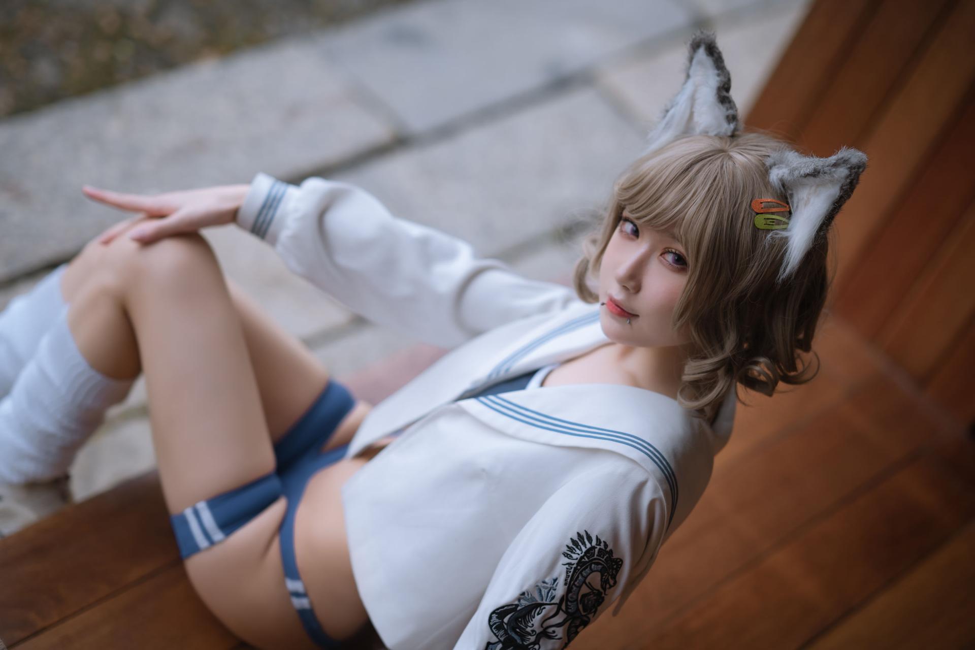 阿包也是兔娘 – X型体操服Cosplay写真 二次元健身少女插图 阿包也是兔娘 – X型体操服Cosplay写真 二次元健身少女插图
