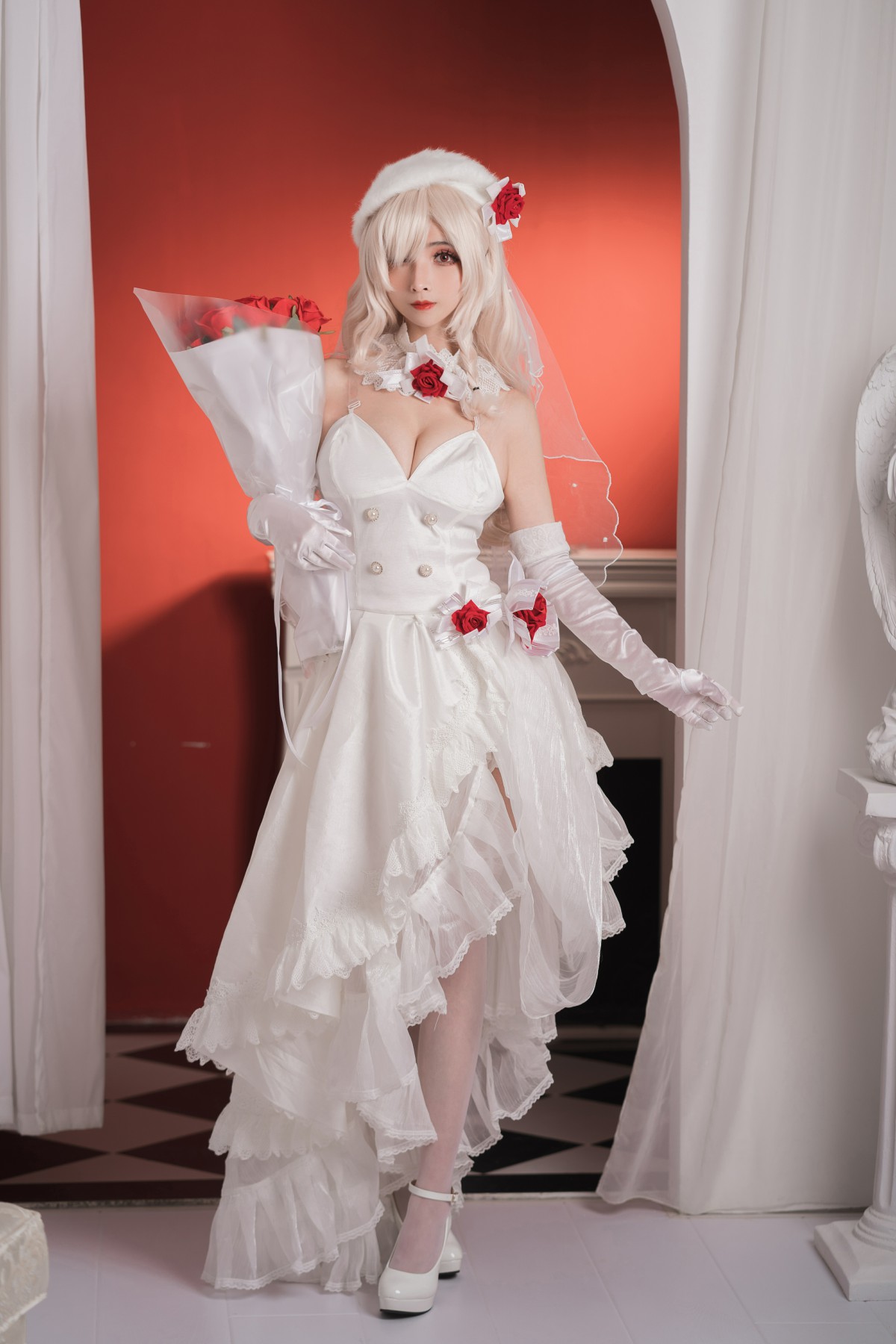 rioko凉凉子 G6C花嫁 Cosplay 婚纱写真 高清图集插图