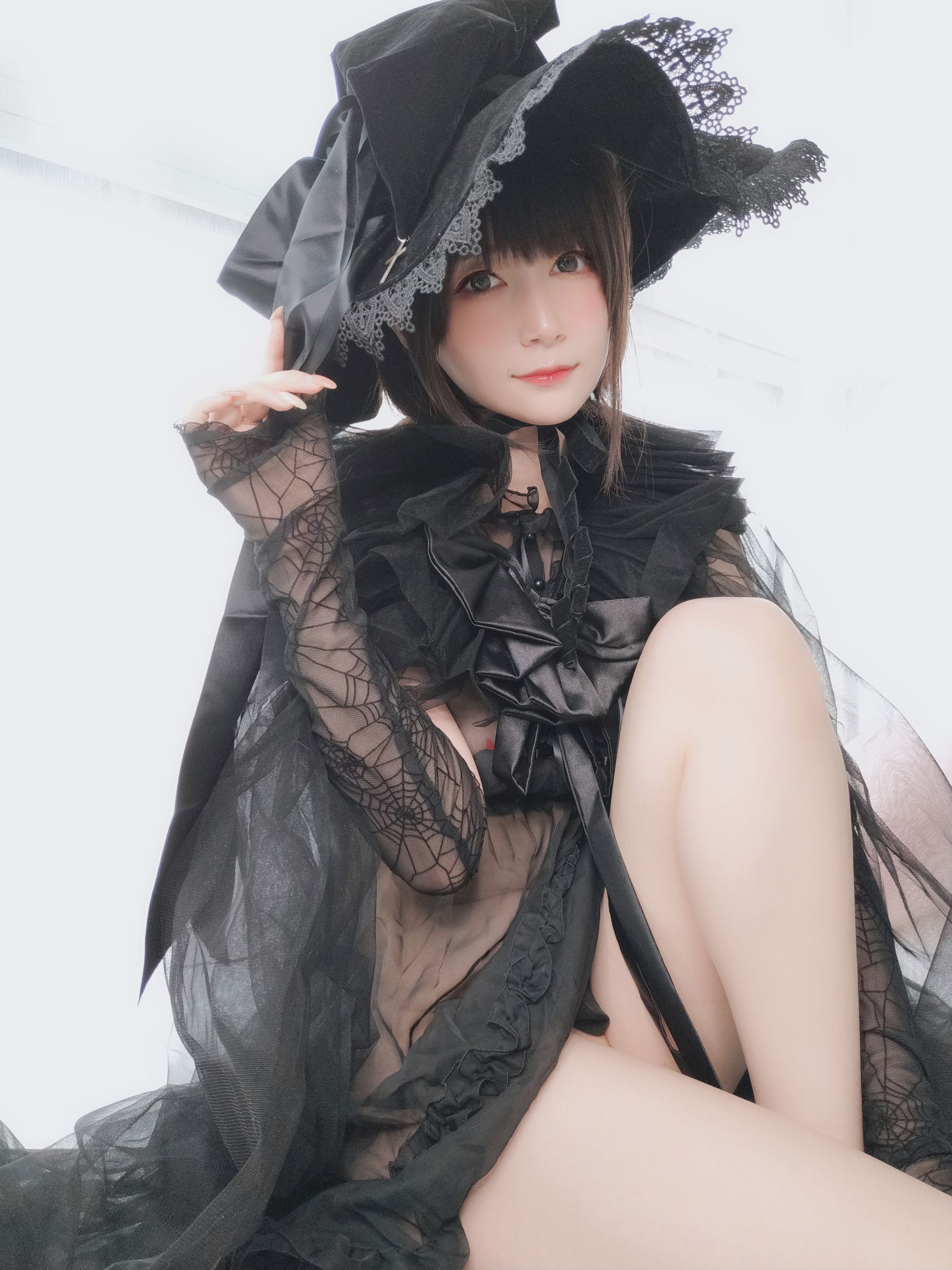 Coser小姐姐白银 见习魔女高清写真 魔法少女cosplay摄影作品插图