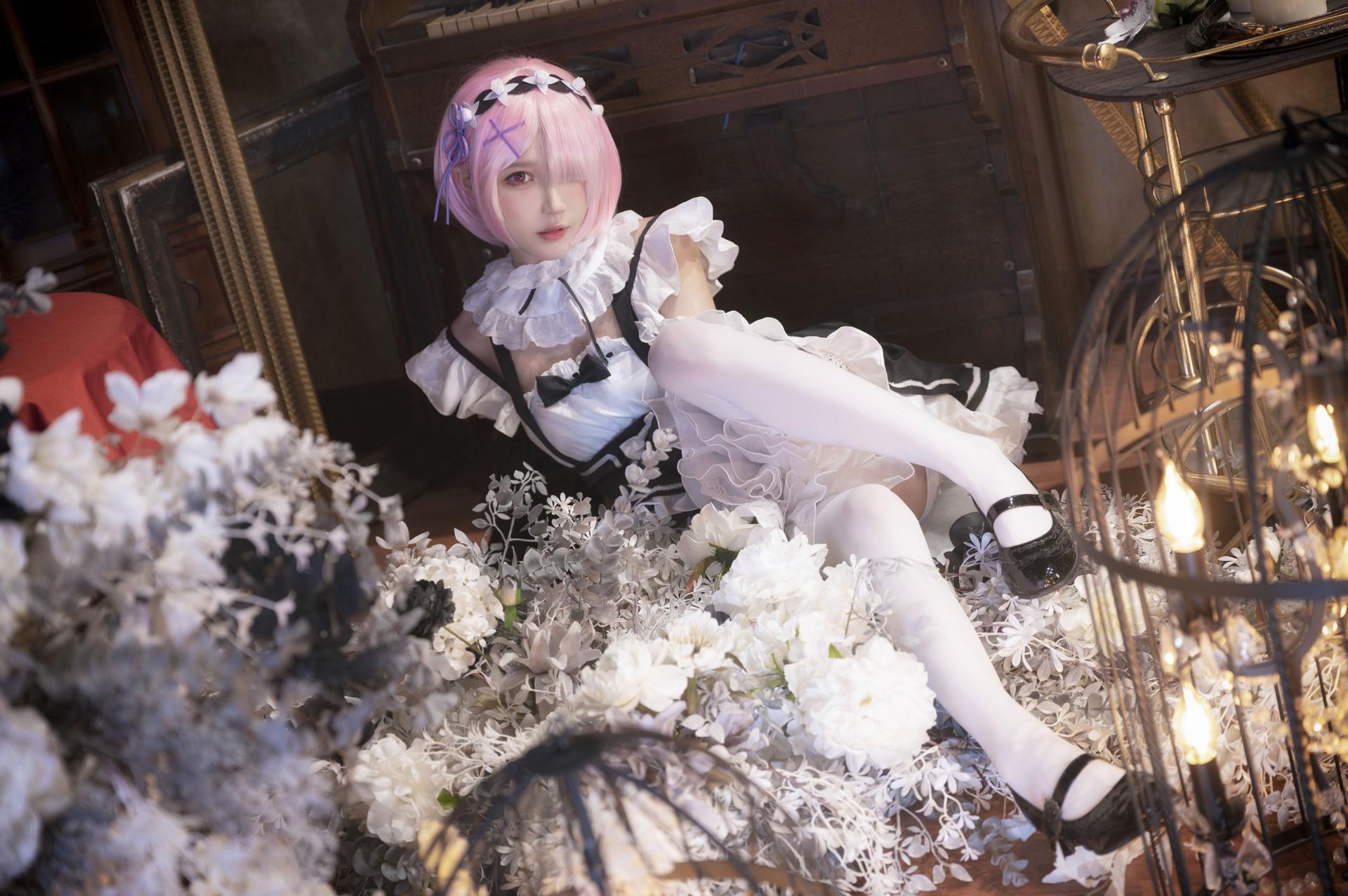 阿包也是兔娘 – 拉姆女仆 cosplay 蕾姆姐姐女仆装 Re Zero 从零开始异世界生活 动漫角色扮演插图 阿包也是兔娘 – 拉姆女仆 cosplay 蕾姆姐姐女仆装 Re Zero 从零开始异世界生活 动漫角色扮演插图