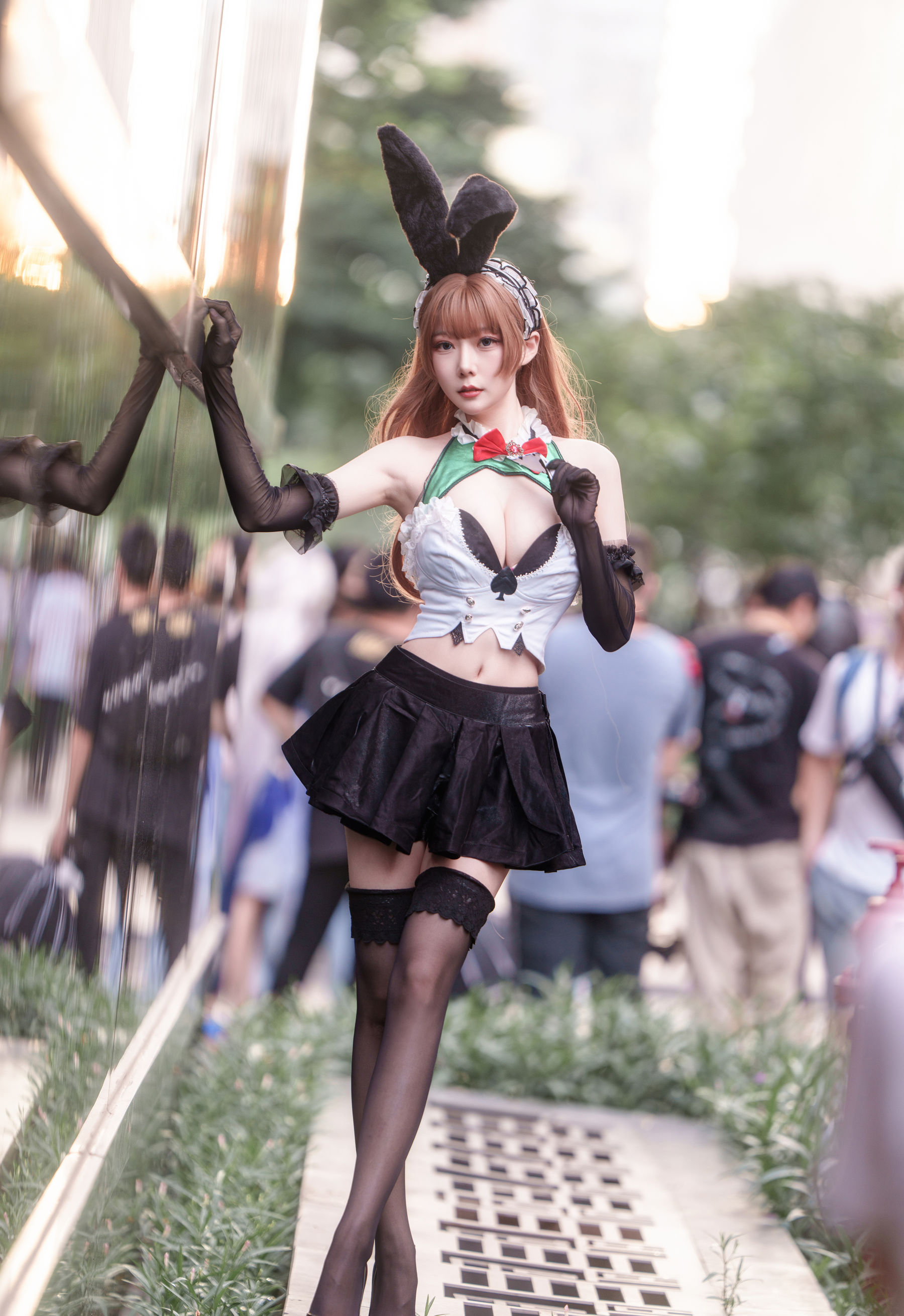 香草喵露露 – 碧蓝航线莫妮卡Cosplay 高清写真集 游戏角色还原插图