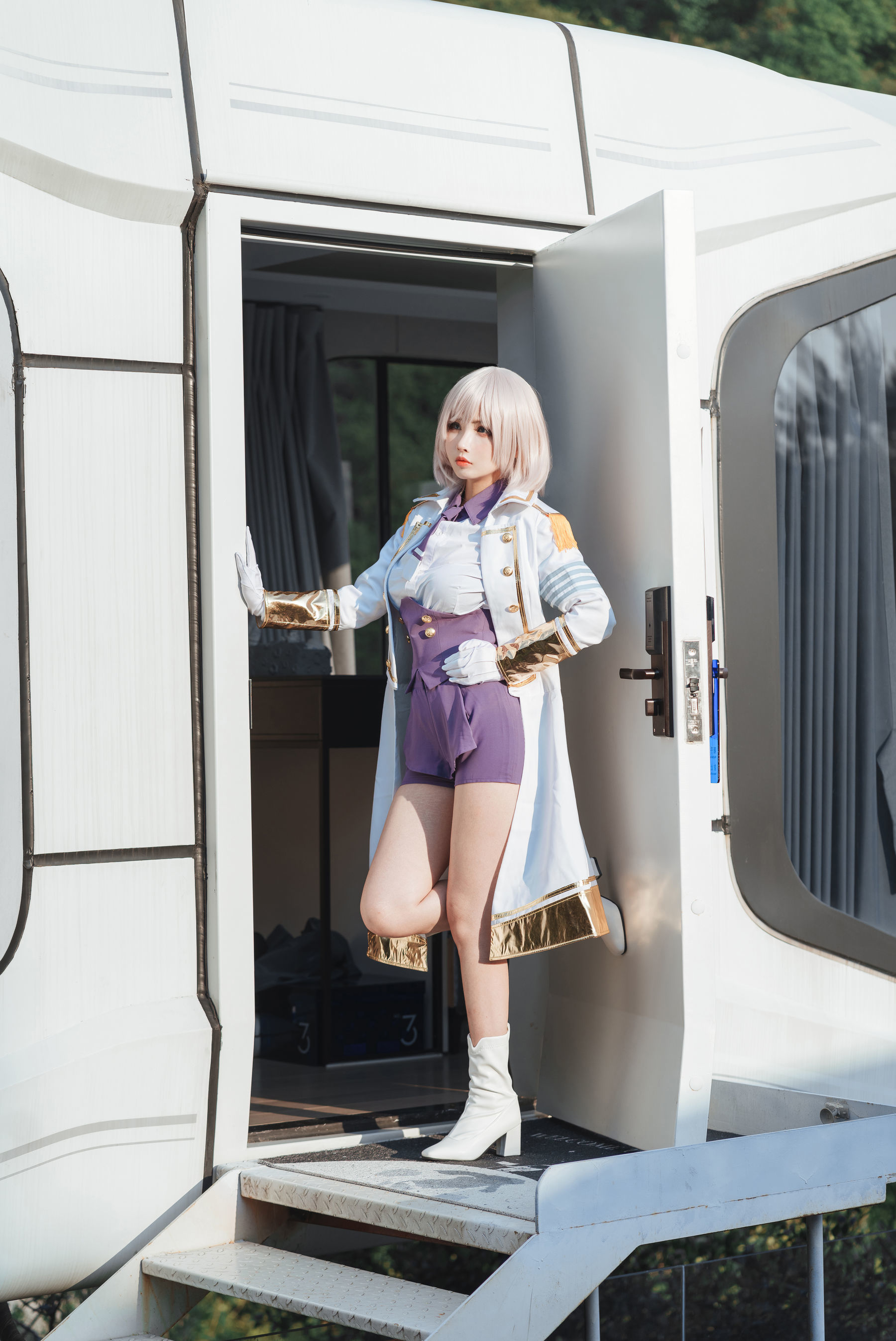 rioko凉凉子 电光机王貉 Cosplay 机甲战姬 动漫角色扮演插图