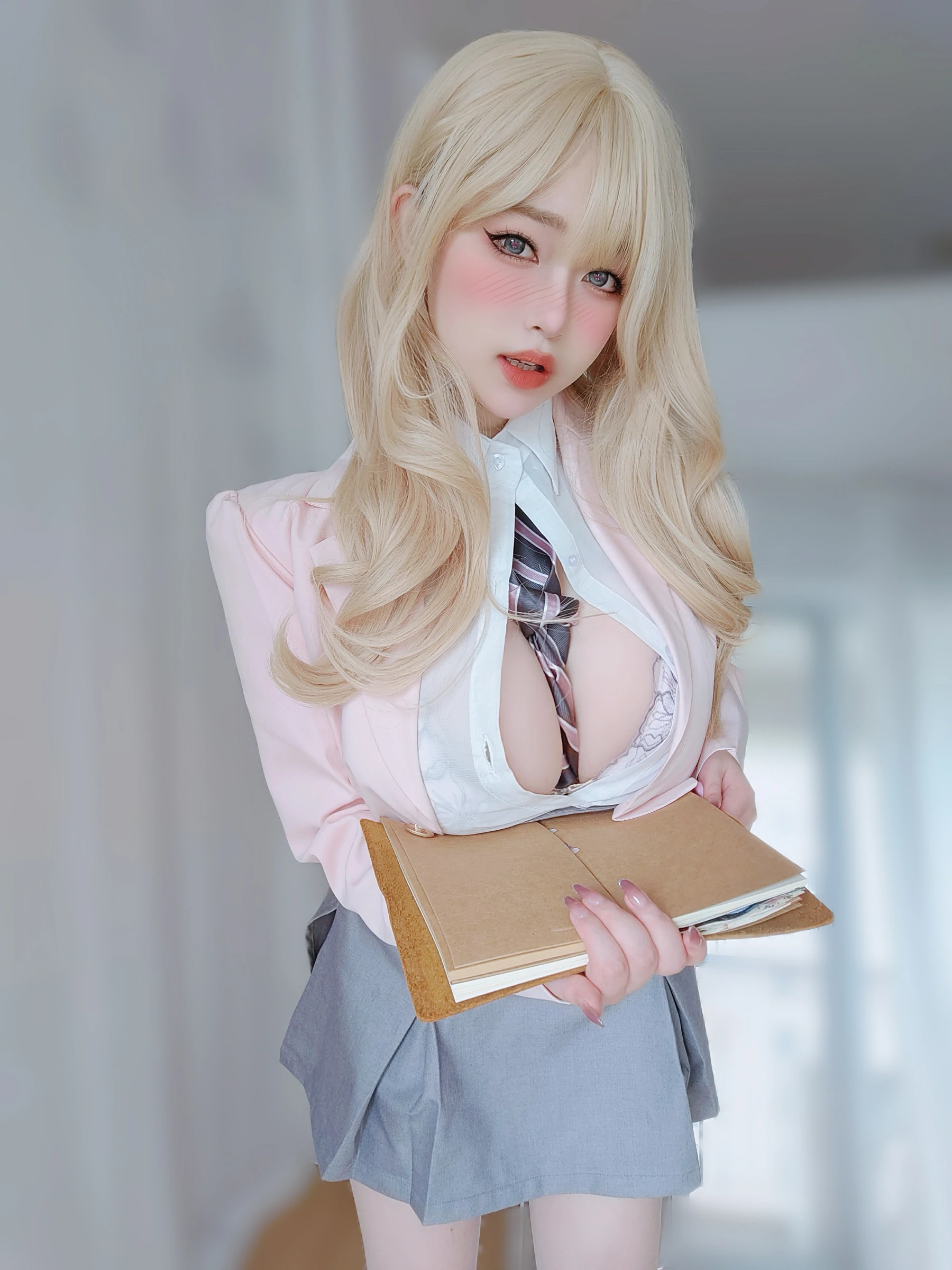 女主K – 催眠傲娇前辈 Cosplay 角色扮演 二次元美少女插图
