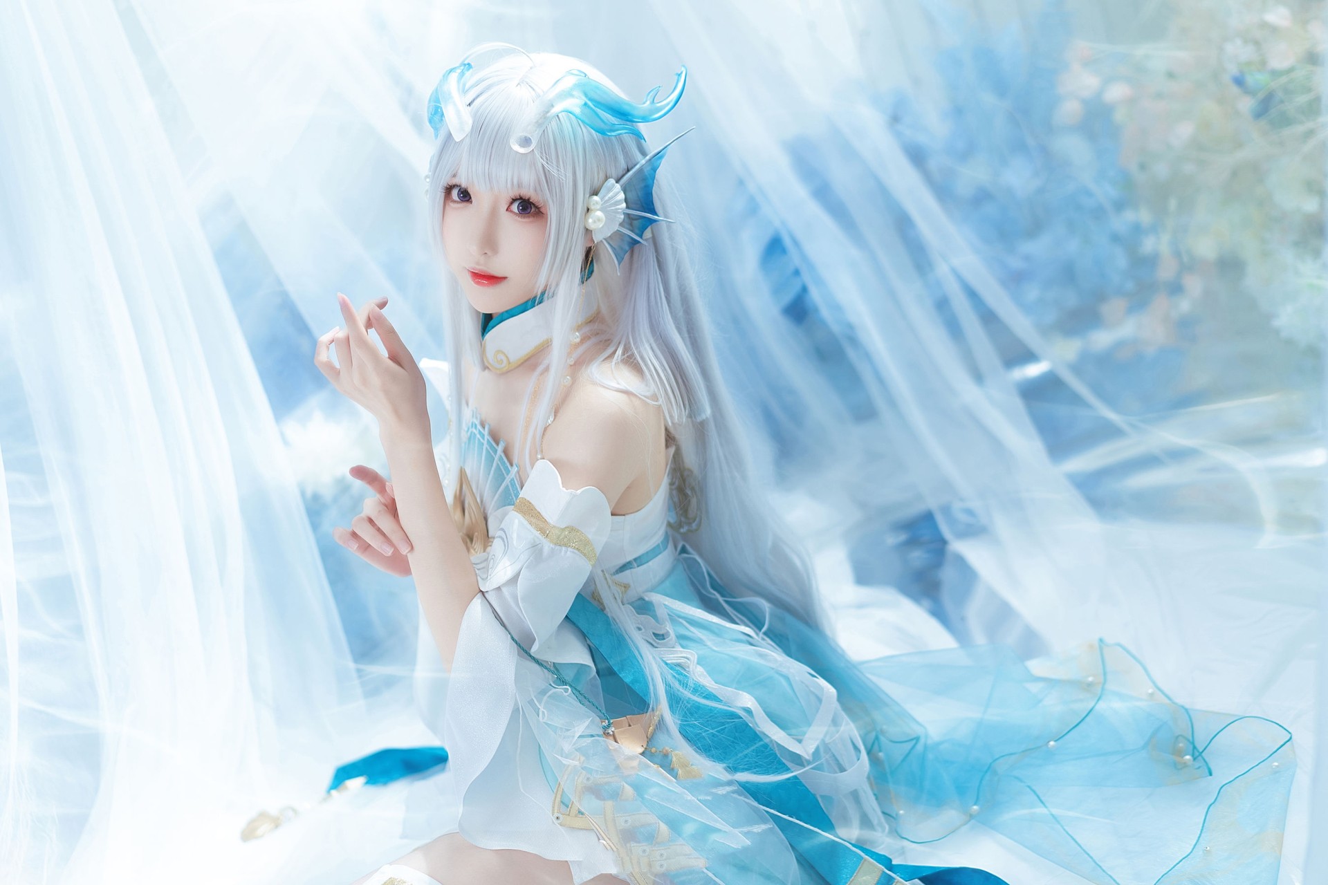 南宫西施古风Cosplay 绝美汉服写真 高清图片下载