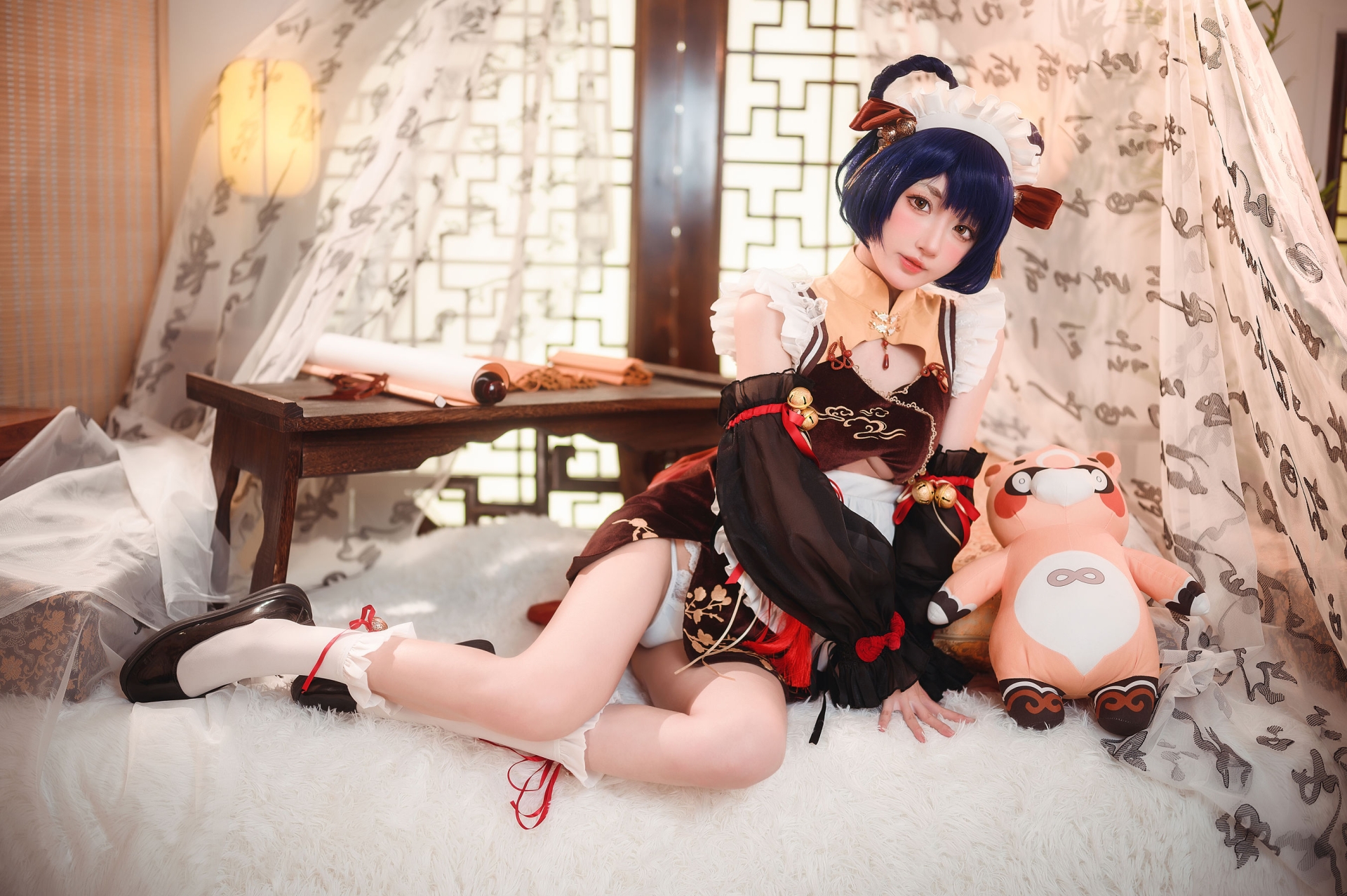 阿包也是兔娘 – 原神 香菱 cosplay 精美摄影 高清图集插图 阿包也是兔娘 – 原神 香菱 cosplay 精美摄影 高清图集插图