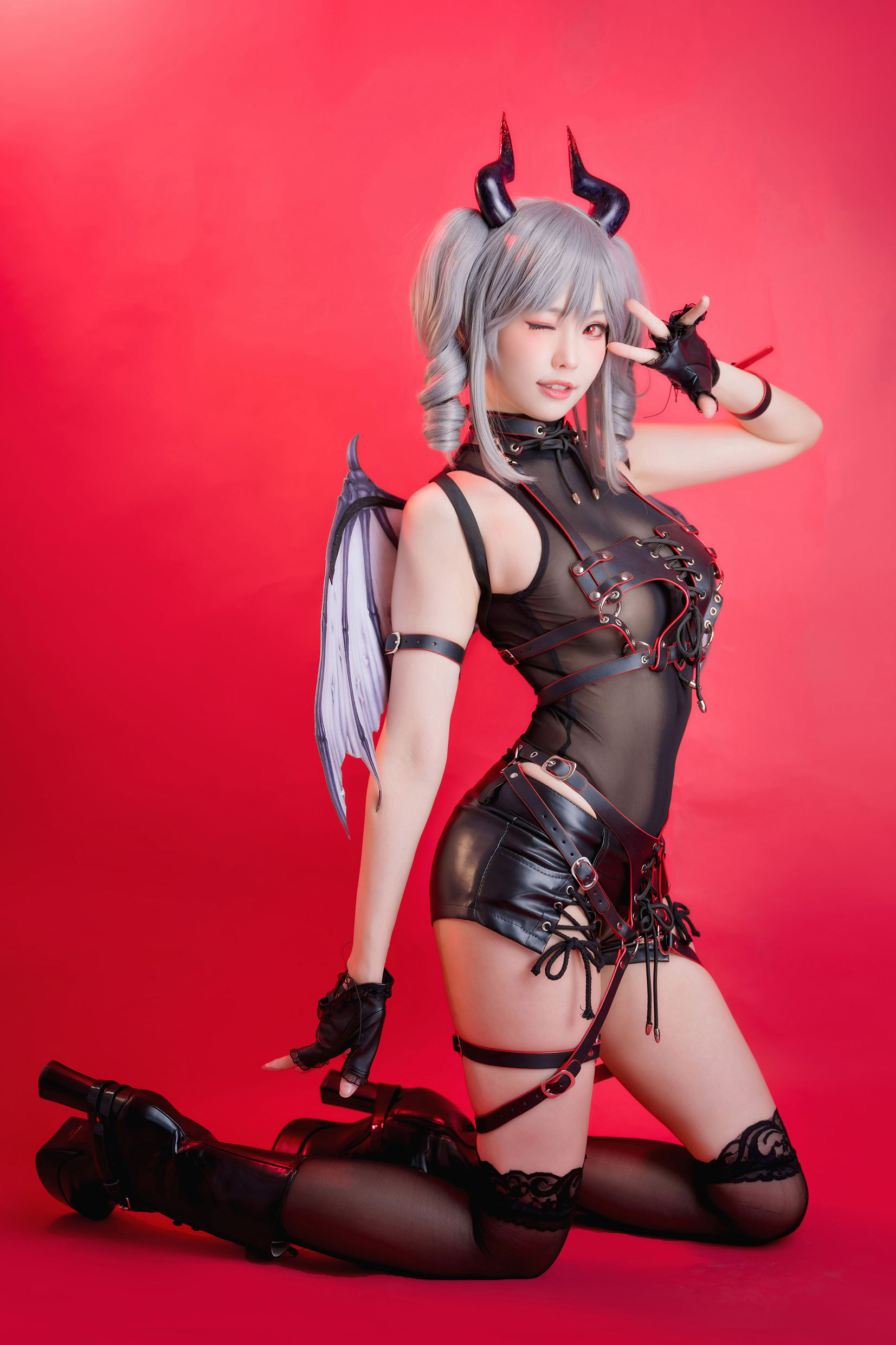Ely_eee(ElyEE子) – Original Devil Cosplay 原創惡魔角色扮演攝影插图